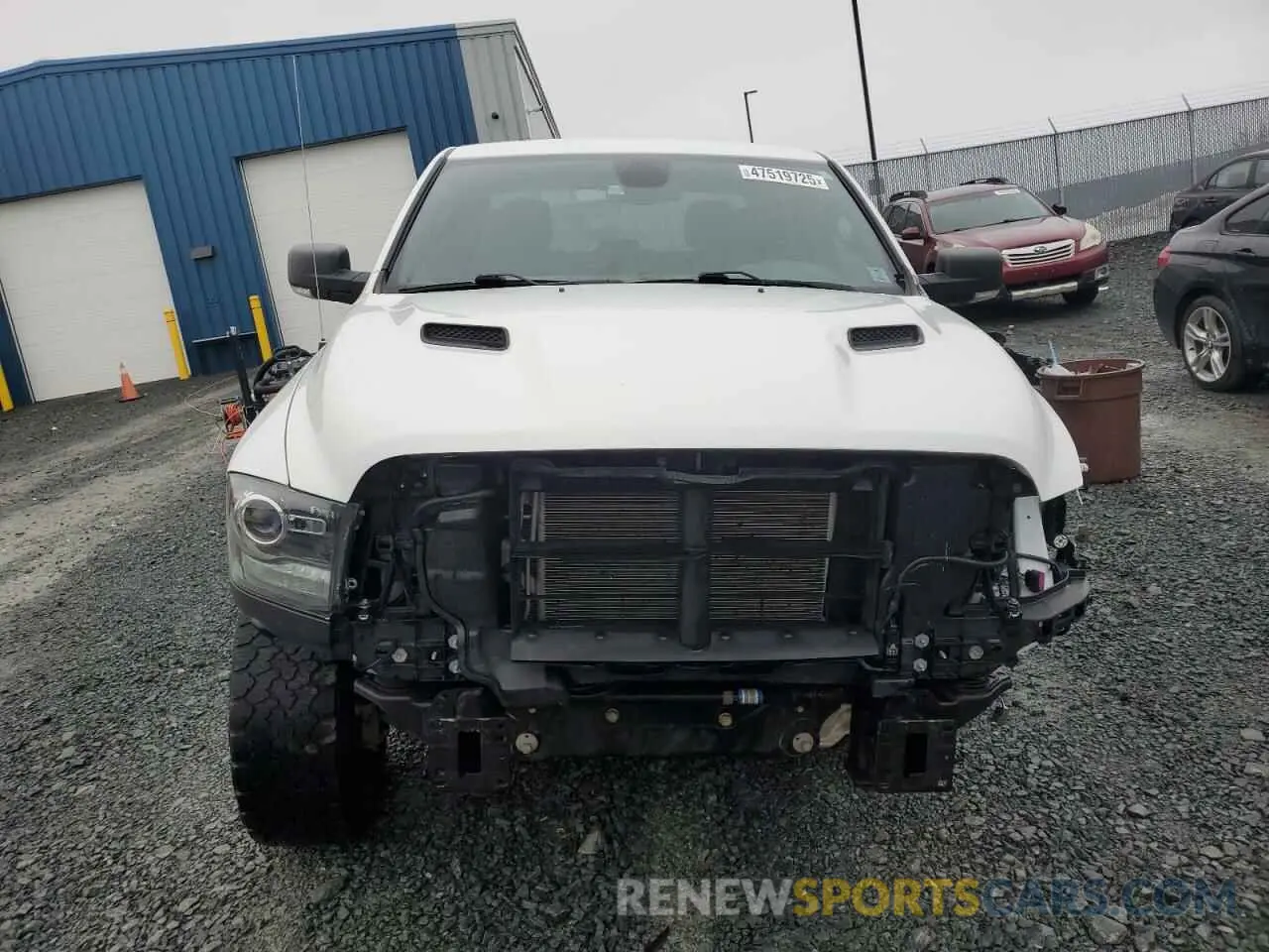 5 fotografías del automóvil dañado 1C6RR7LT0NS250126 RAM 1500 2022