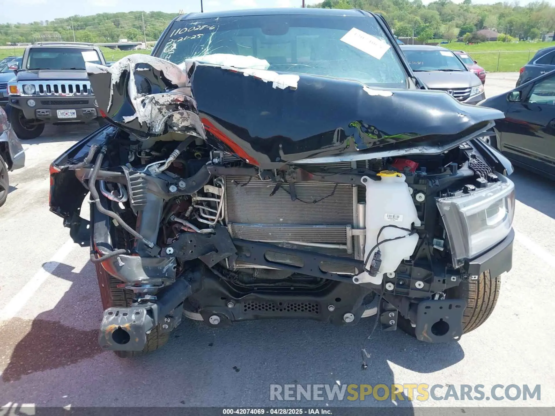 6 fotografías del automóvil dañado 1C6RREBG2NN122445 RAM 1500 2022