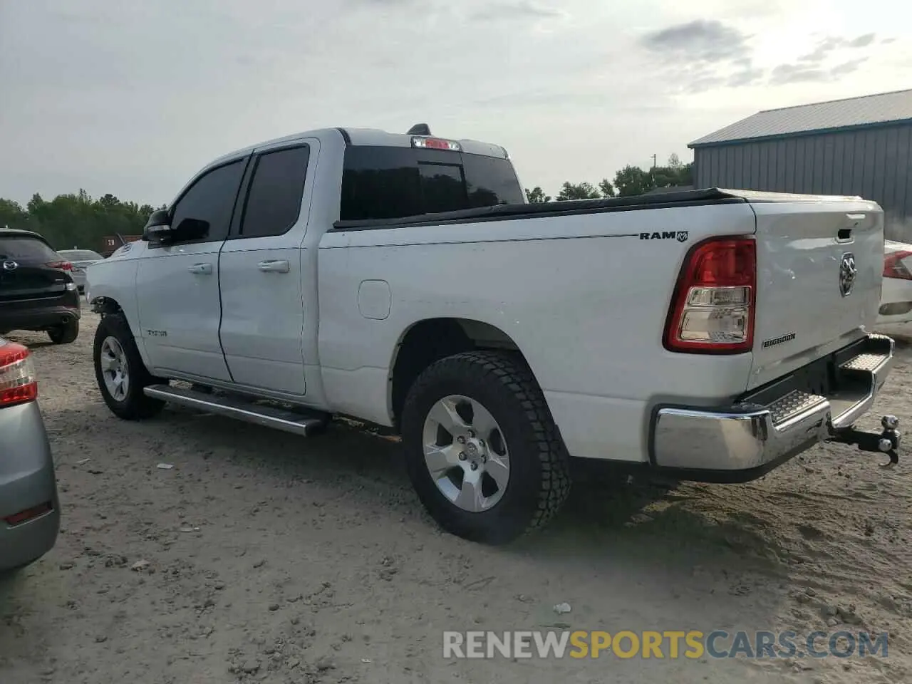 2 fotografías del automóvil dañado 1C6RREBG3NN336196 RAM 1500 2022
