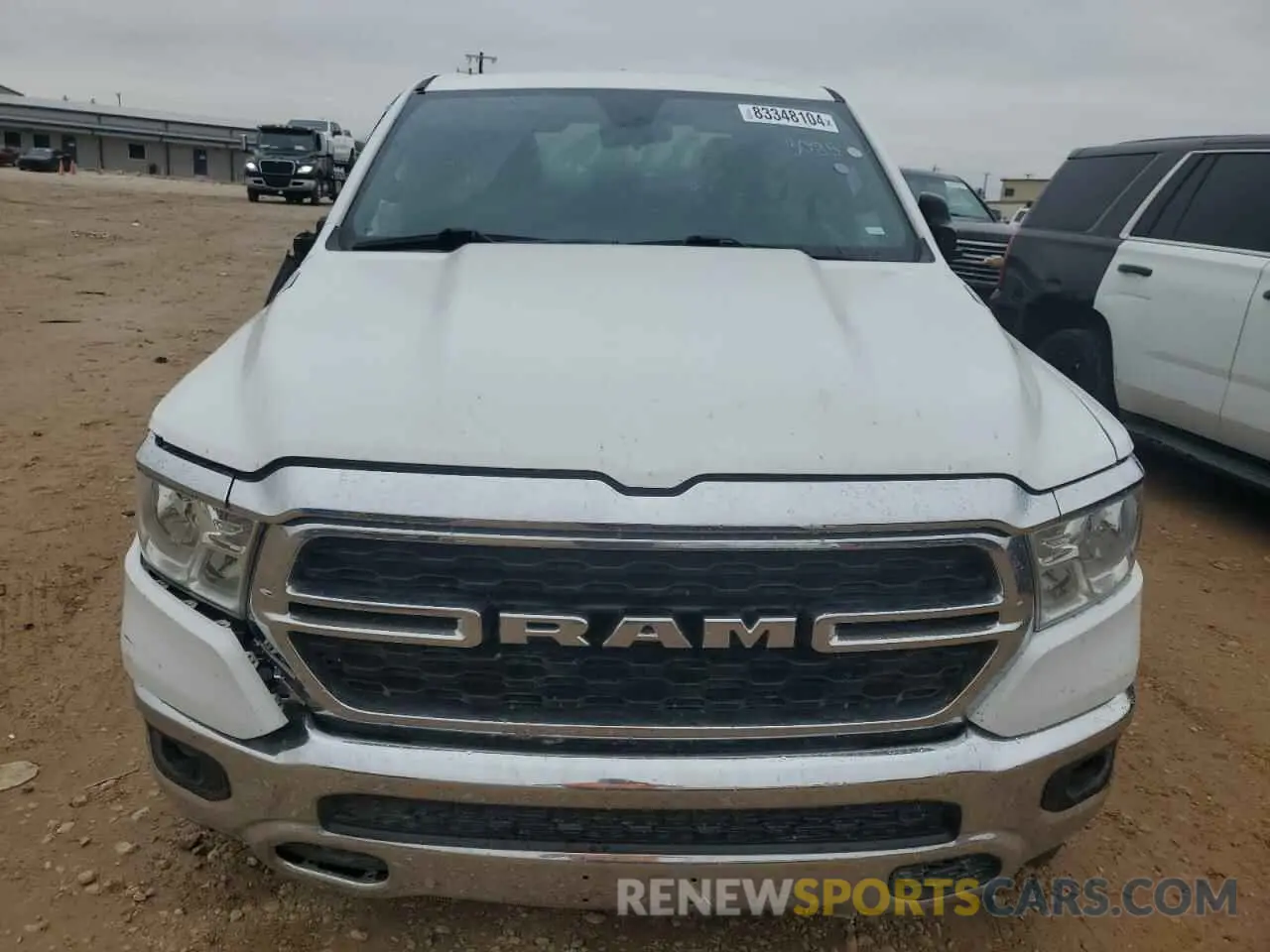 5 fotografías del automóvil dañado 1C6RREBG7NN273085 RAM 1500 2022