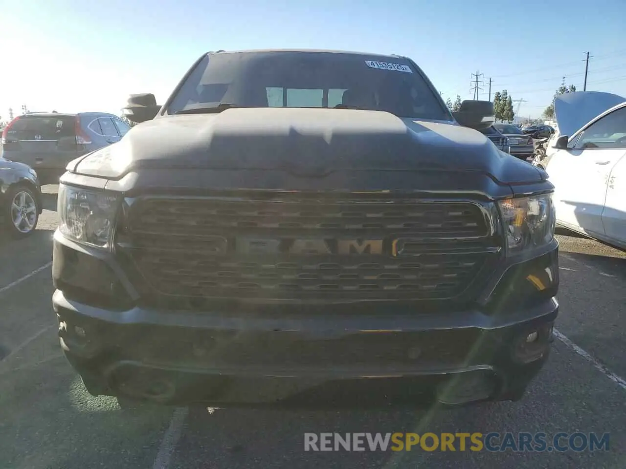 5 fotografías del automóvil dañado 1C6RREBT1NN276027 RAM 1500 2022