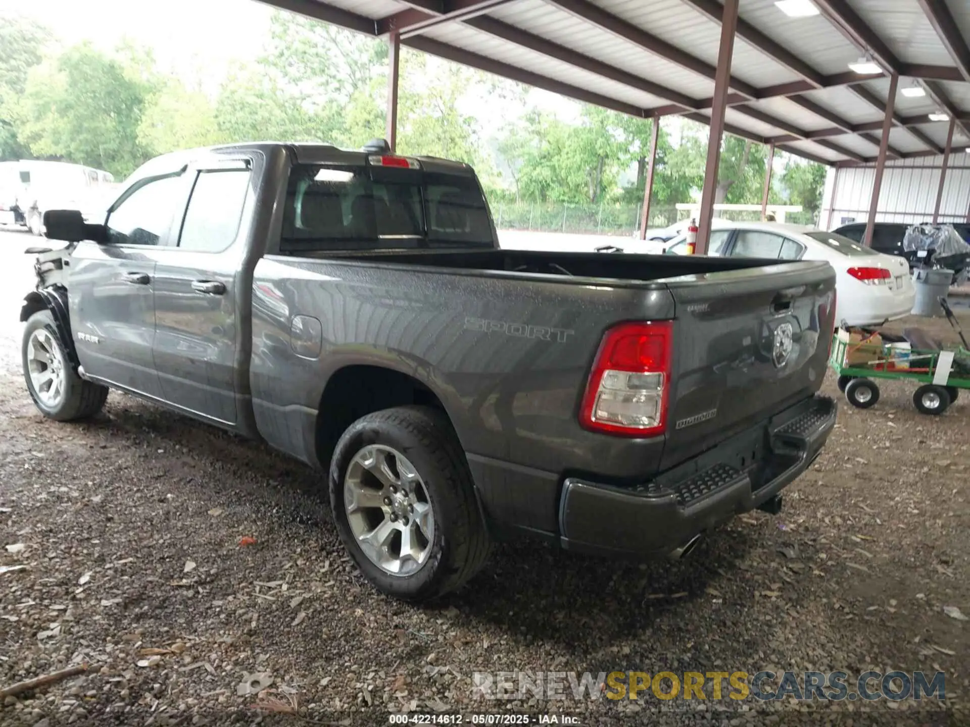 3 fotografías del automóvil dañado 1C6RREBT4NN152981 RAM 1500 2022