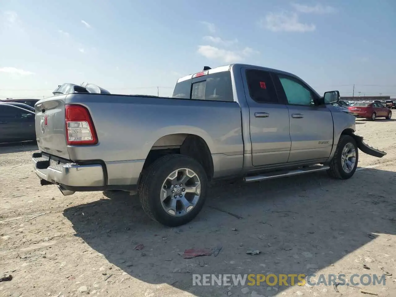 3 fotografías del automóvil dañado 1C6RREBT5NN326086 RAM 1500 2022