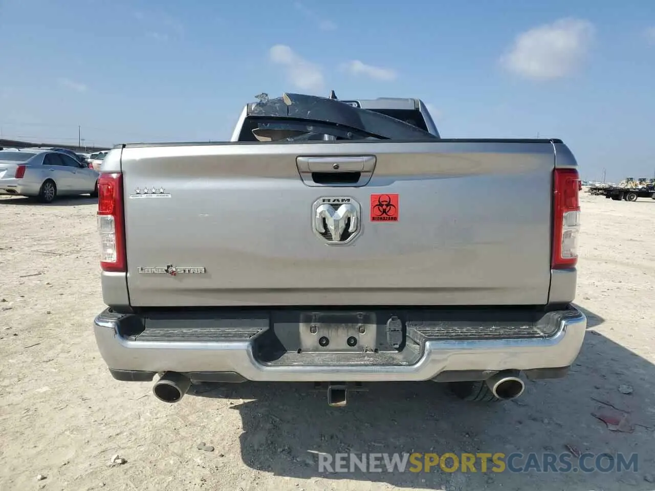6 fotografías del automóvil dañado 1C6RREBT5NN326086 RAM 1500 2022