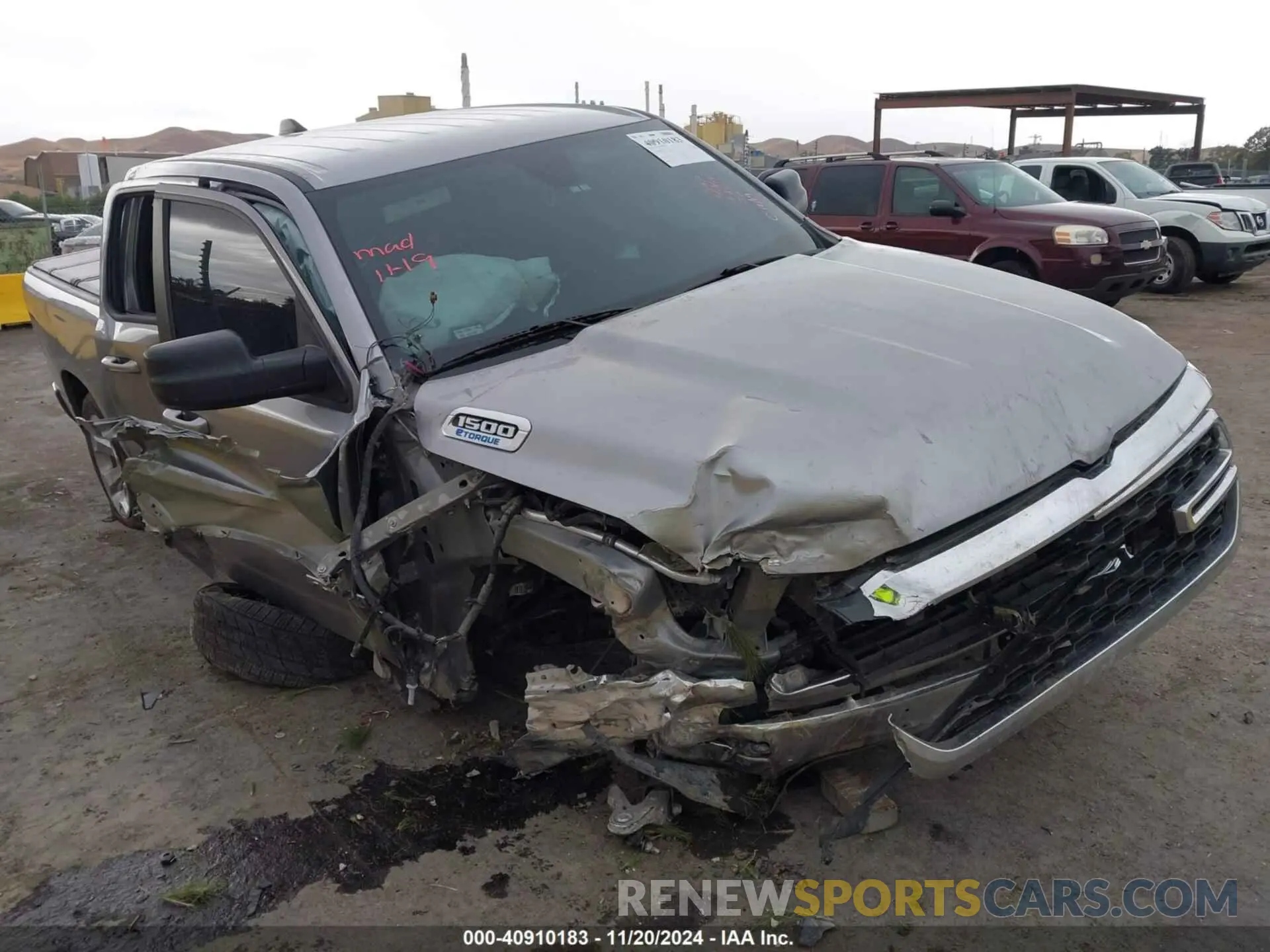 1 fotografías del automóvil dañado 1C6RREFG8NN393939 RAM 1500 2022