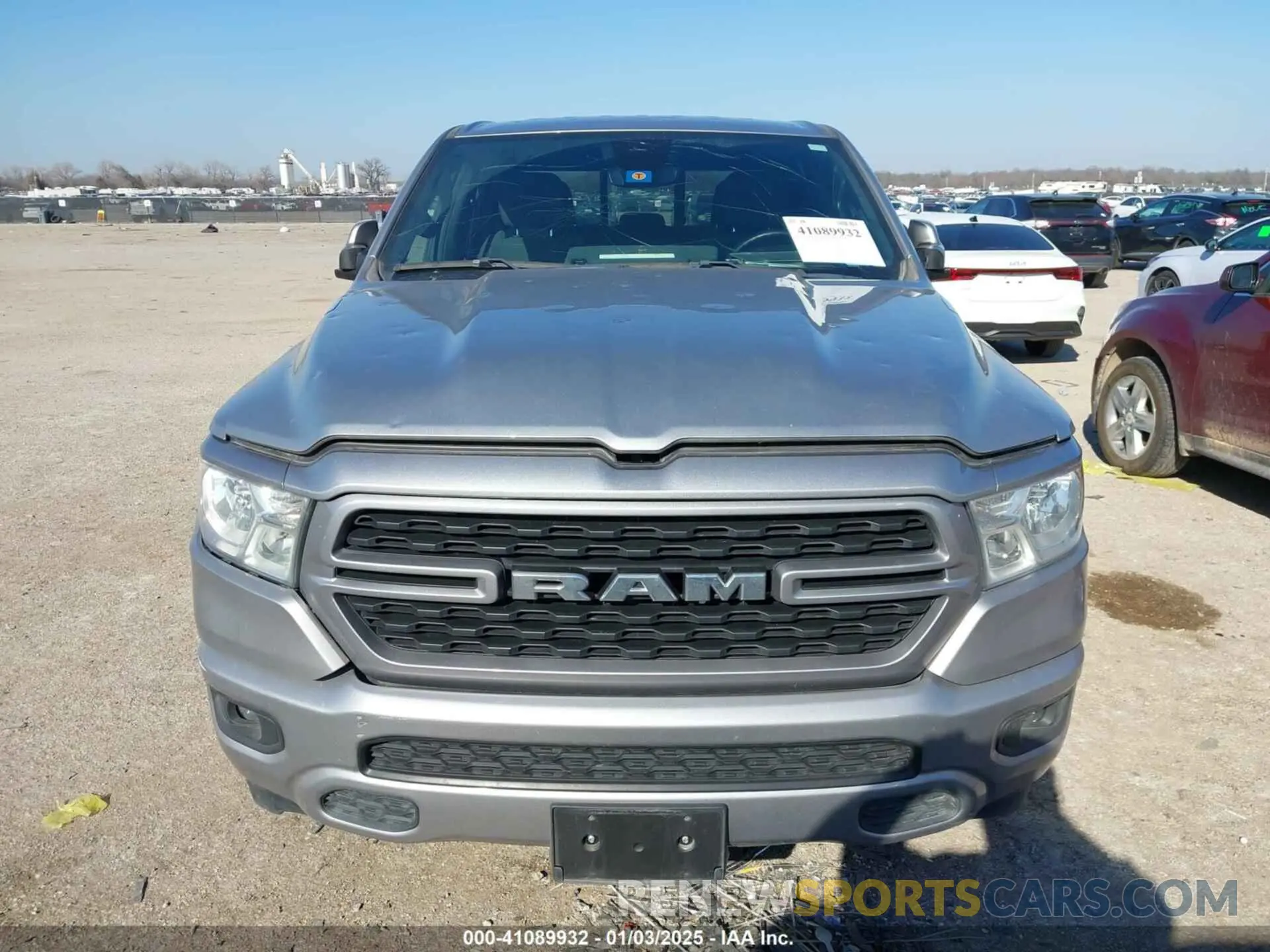 12 fotografías del automóvil dañado 1C6RREFT0NN431662 RAM 1500 2022