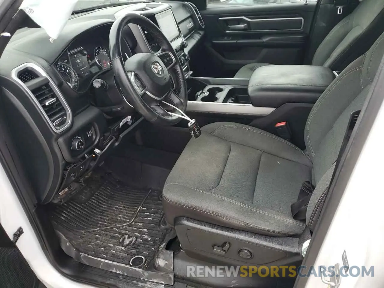 7 fotografías del automóvil dañado 1C6RREFT0NN464158 RAM 1500 2022