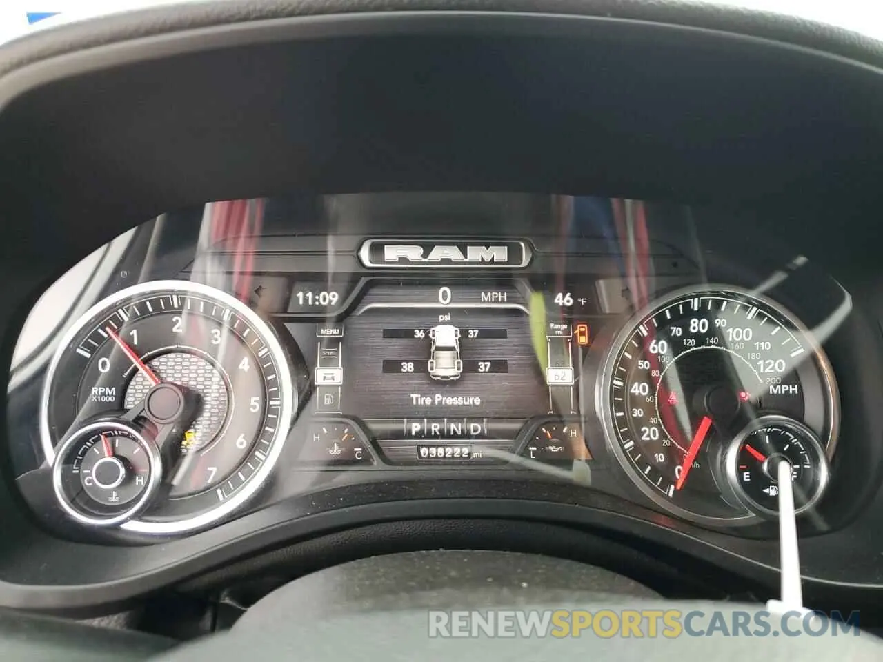 9 fotografías del automóvil dañado 1C6RREFT0NN464158 RAM 1500 2022