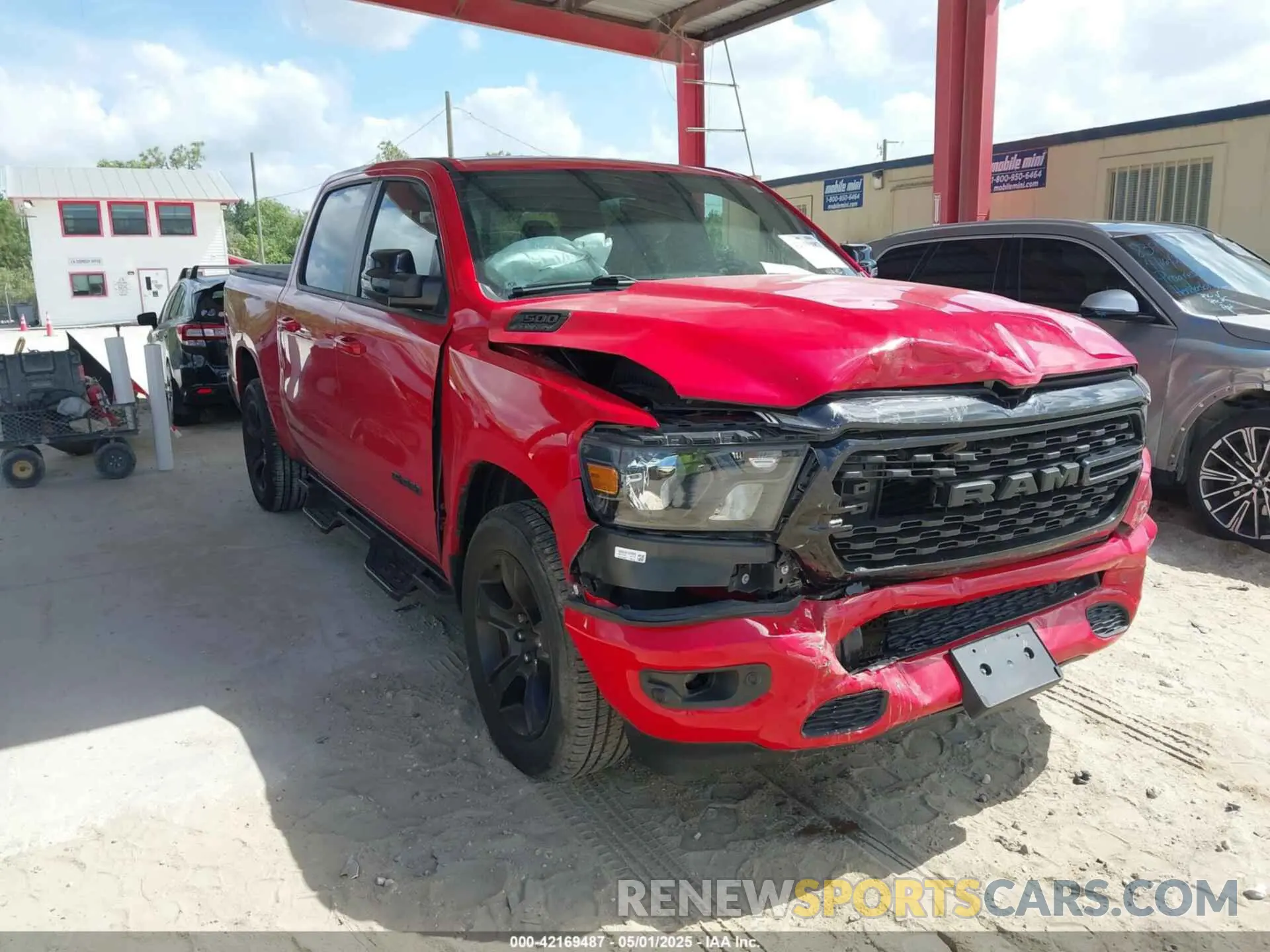1 fotografías del automóvil dañado 1C6RREFT1NN178299 RAM 1500 2022