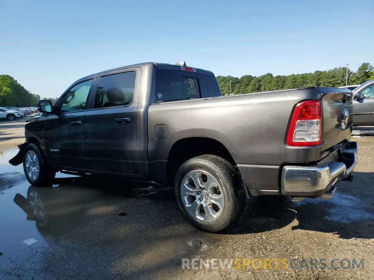 2 fotografías del automóvil dañado 1C6RREFT2NN173791 RAM 1500 2022