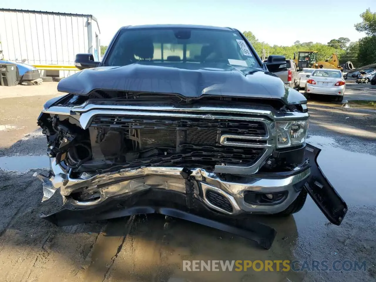 5 fotografías del automóvil dañado 1C6RREFT2NN173791 RAM 1500 2022