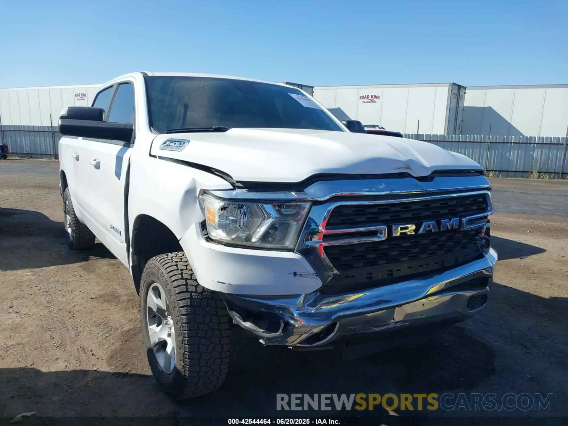 1 fotografías del automóvil dañado 1C6RREFT2NN261188 RAM 1500 2022