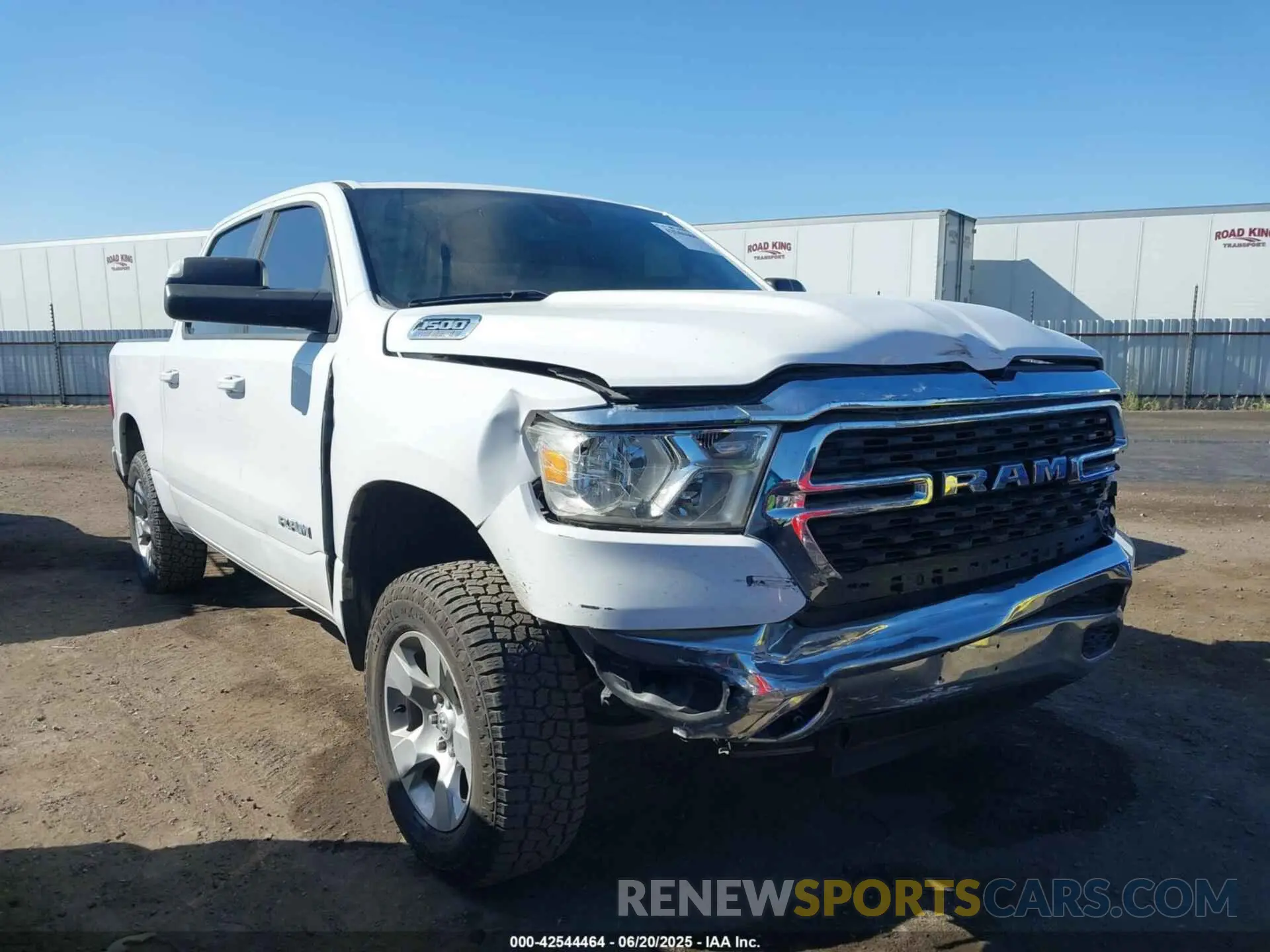 12 fotografías del automóvil dañado 1C6RREFT2NN261188 RAM 1500 2022