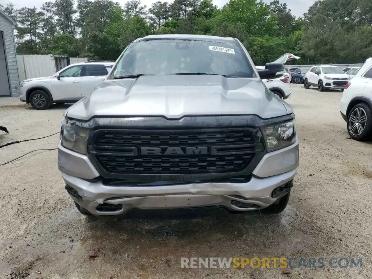 5 fotografías del automóvil dañado 1C6RREFT3NN336335 RAM 1500 2022