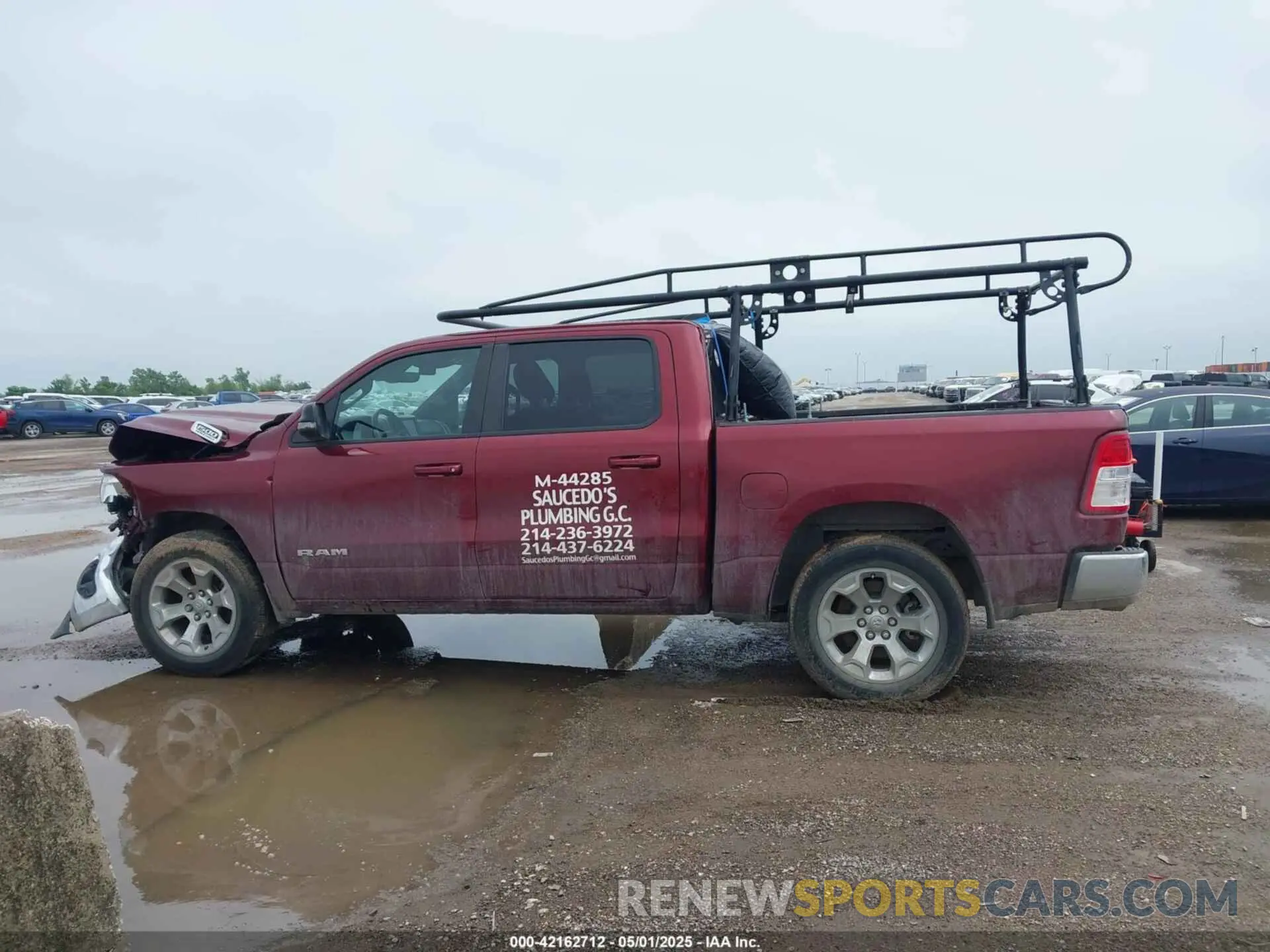14 fotografías del automóvil dañado 1C6RREFT4NN119974 RAM 1500 2022