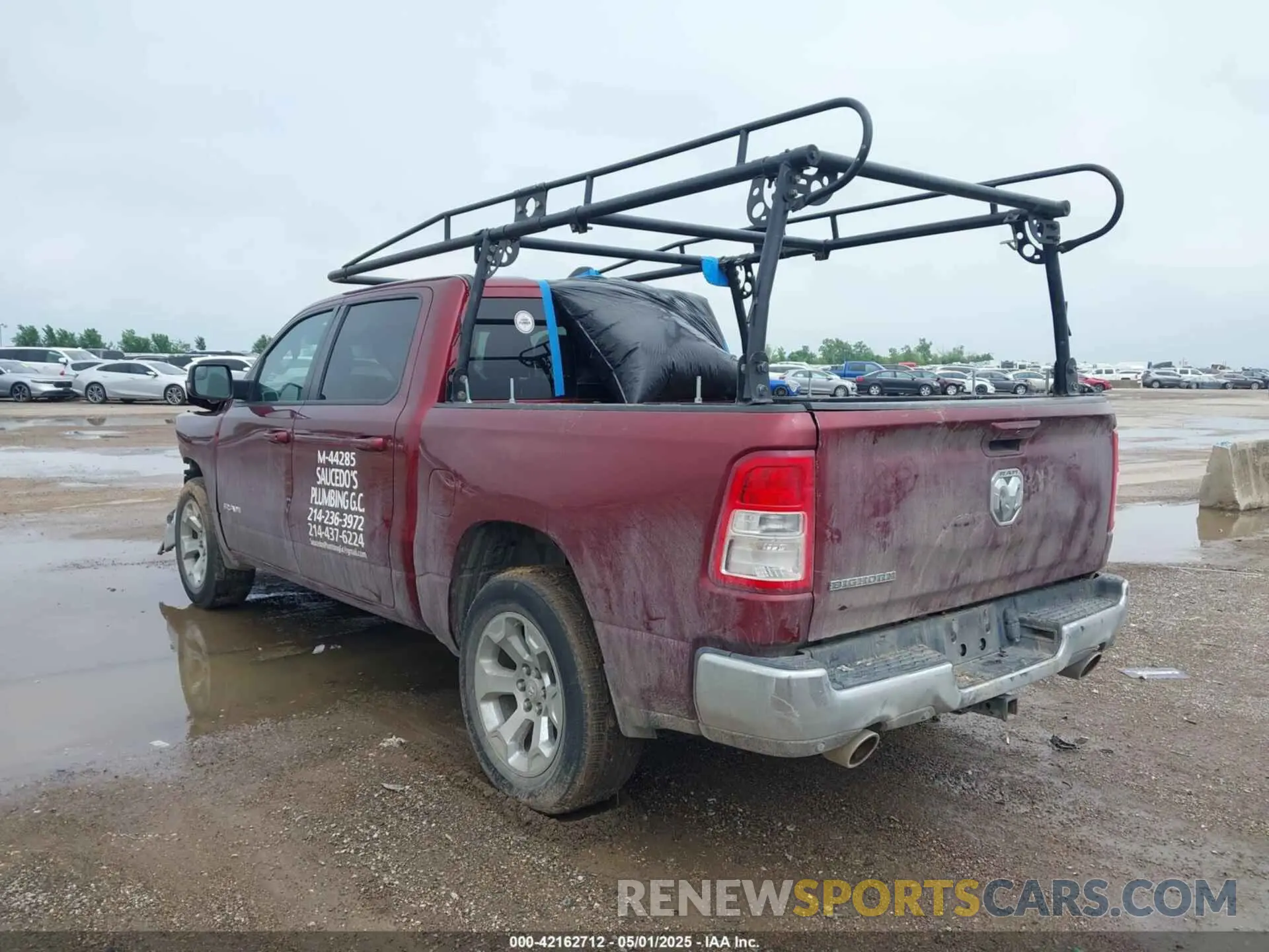 3 fotografías del automóvil dañado 1C6RREFT4NN119974 RAM 1500 2022