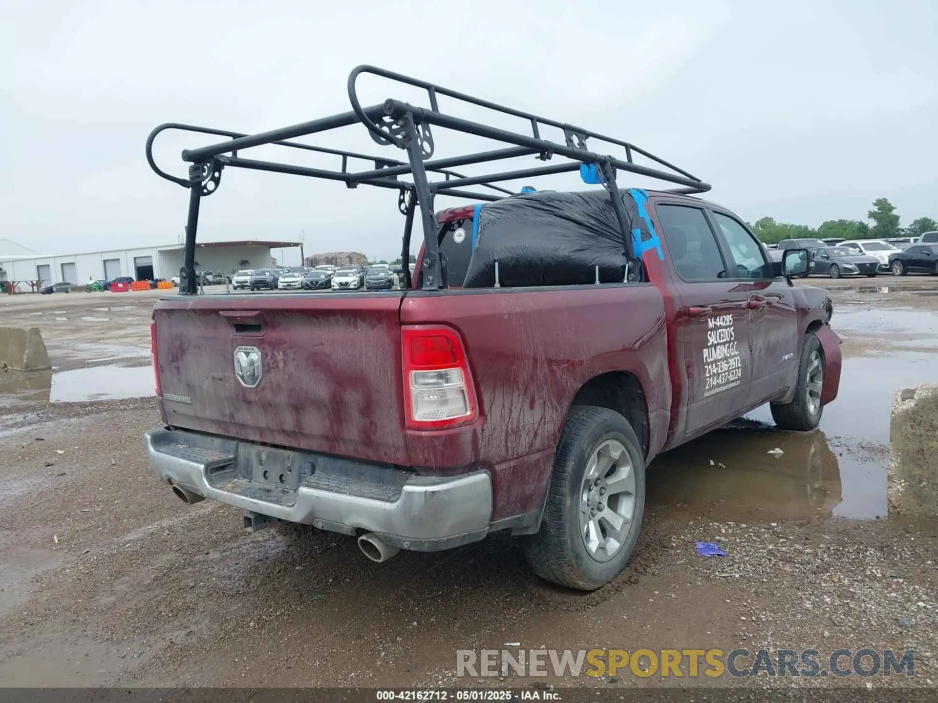 4 fotografías del automóvil dañado 1C6RREFT4NN119974 RAM 1500 2022