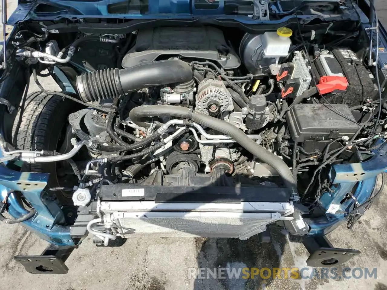 11 fotografías del automóvil dañado 1C6RREJT0NN291572 RAM 1500 2022