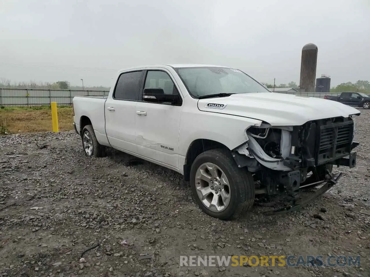 4 fotografías del automóvil dañado 1C6RREMT7NN416028 RAM 1500 2022