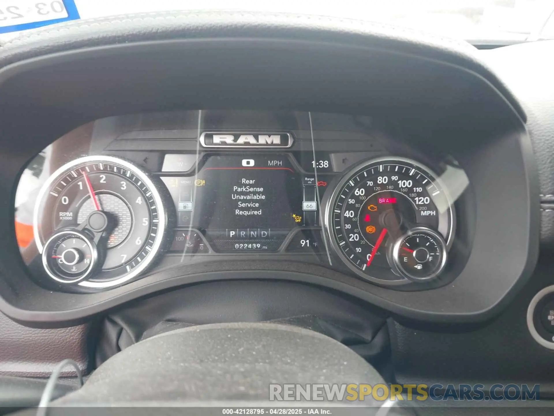 7 fotografías del automóvil dañado 1C6RRERT7NN432156 RAM 1500 2022