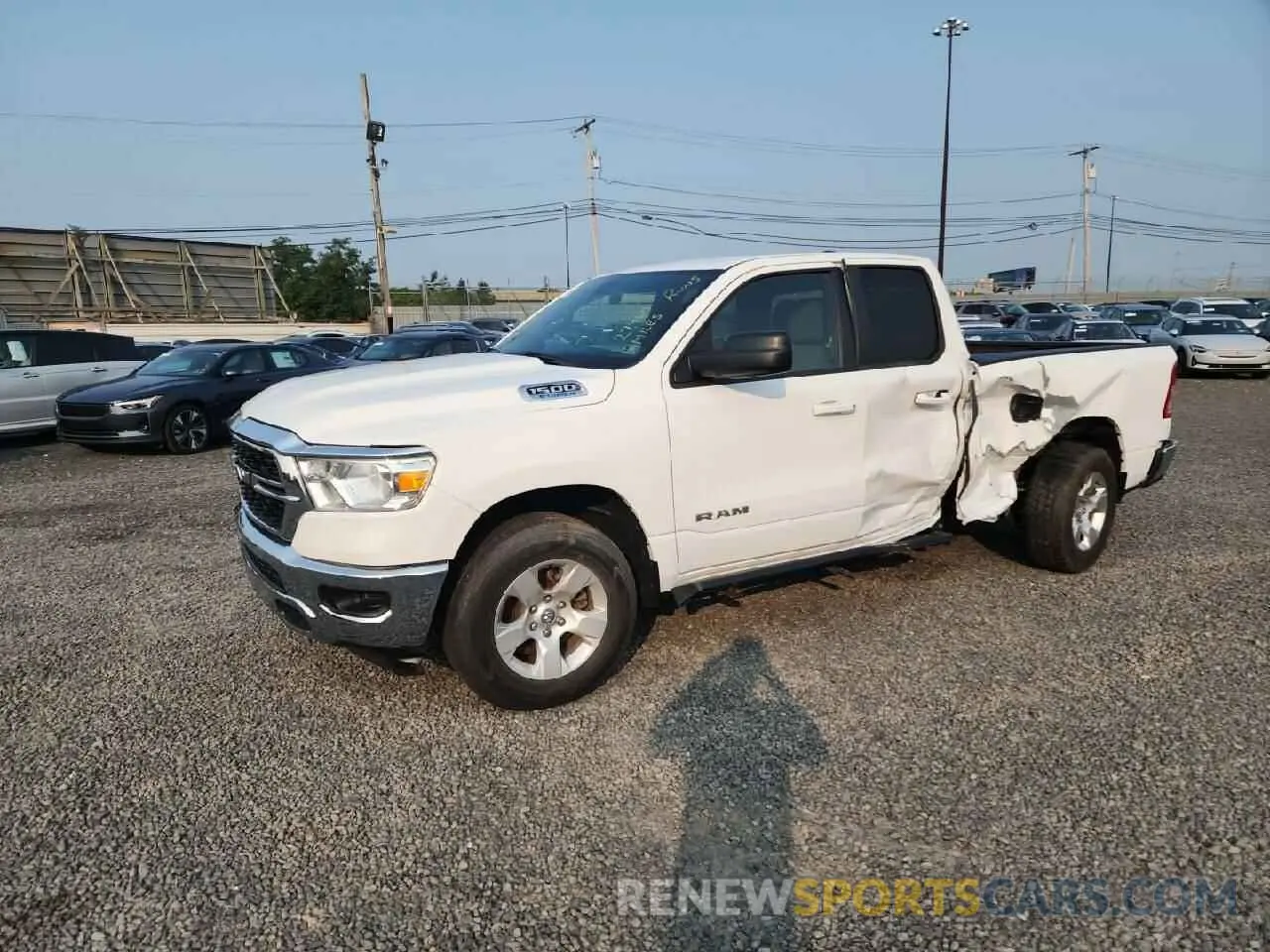 1 fotografías del automóvil dañado 1C6RRFBG0NN278621 RAM 1500 2022