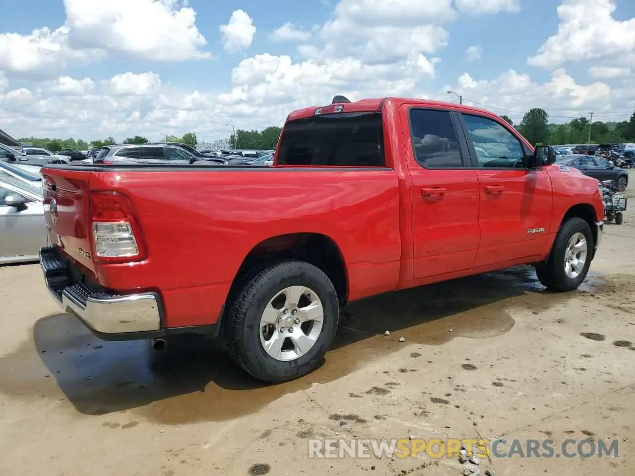3 fotografías del automóvil dañado 1C6RRFBG1NN480304 RAM 1500 2022