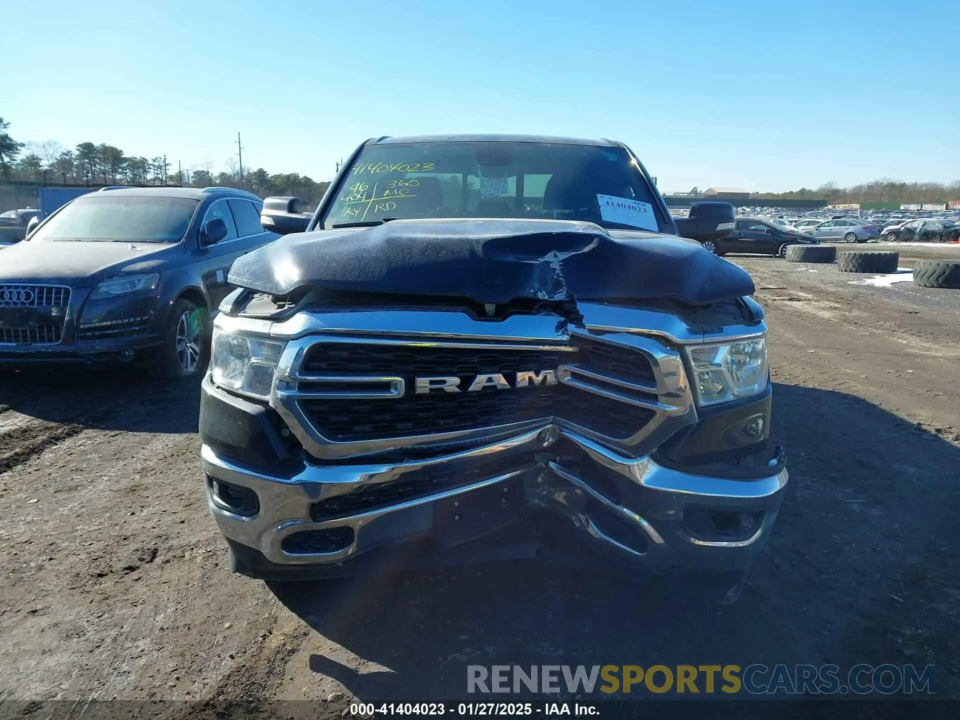 12 fotografías del automóvil dañado 1C6RRFBG3NN341419 RAM 1500 2022