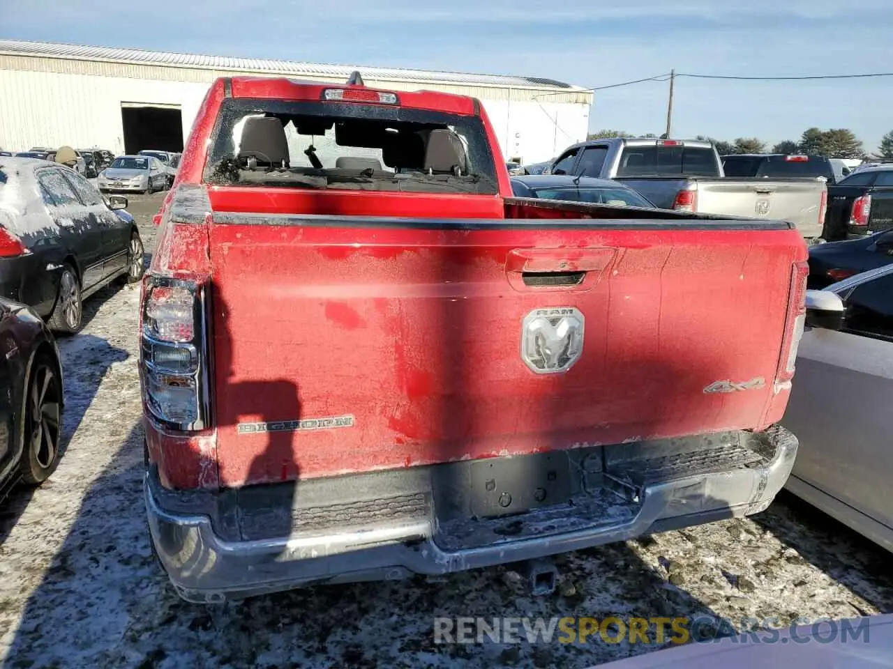 6 fotografías del automóvil dañado 1C6RRFBG5NN459942 RAM 1500 2022