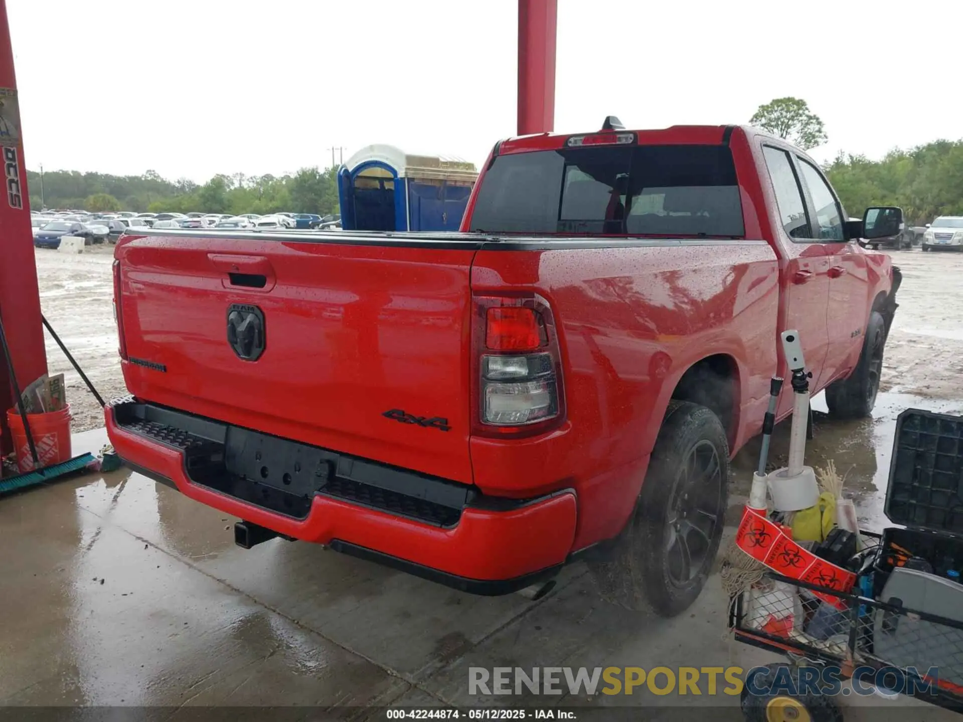 4 fotografías del automóvil dañado 1C6RRFBG7NN220702 RAM 1500 2022