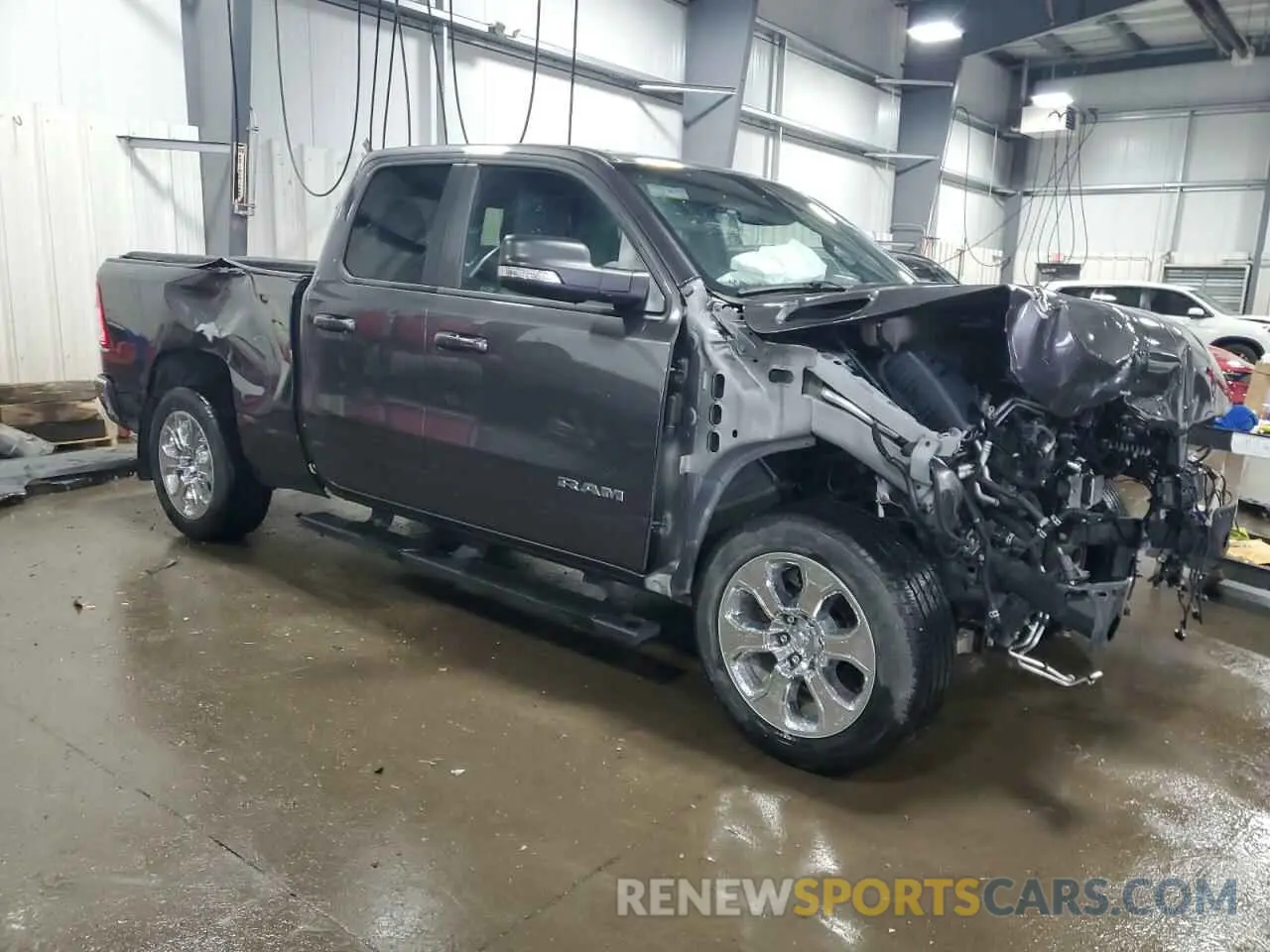 4 fotografías del automóvil dañado 1C6RRFBG8NN423503 RAM 1500 2022