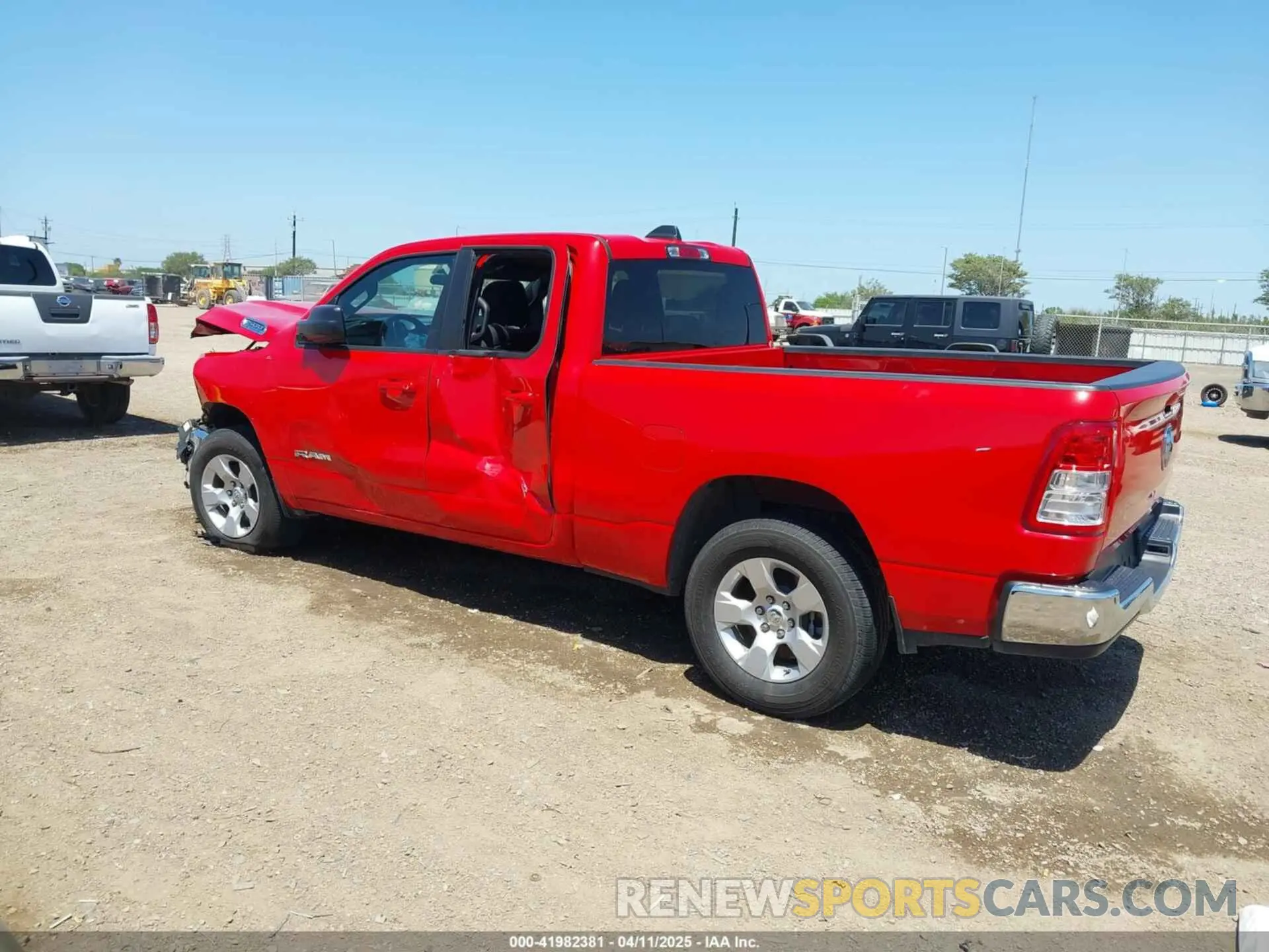 3 fotografías del automóvil dañado 1C6RRFBG9NN278777 RAM 1500 2022