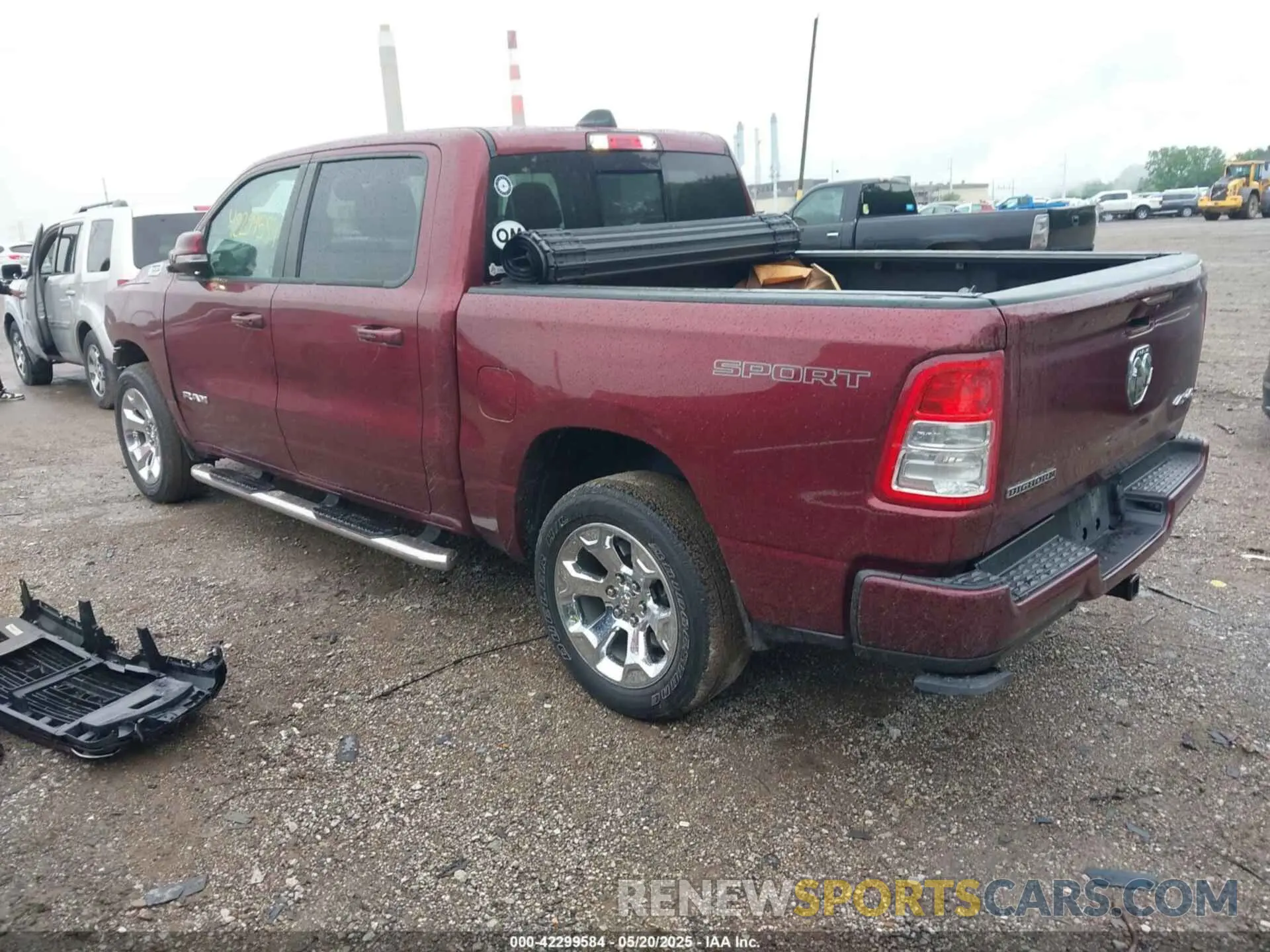 3 fotografías del automóvil dañado 1C6RRFFG0NN327925 RAM 1500 2022