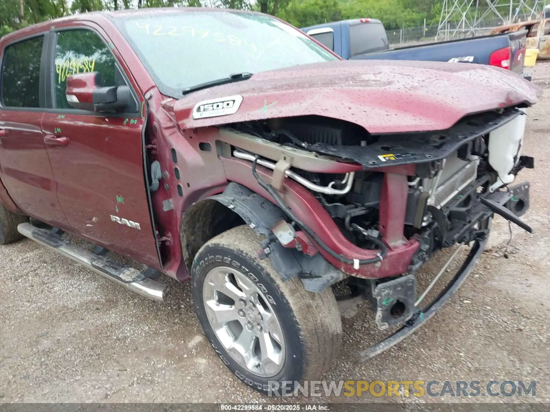 6 fotografías del automóvil dañado 1C6RRFFG0NN327925 RAM 1500 2022