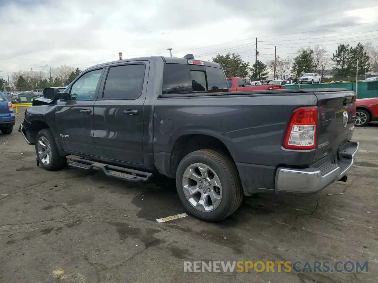 2 fotografías del automóvil dañado 1C6RRFFG0NN402641 RAM 1500 2022