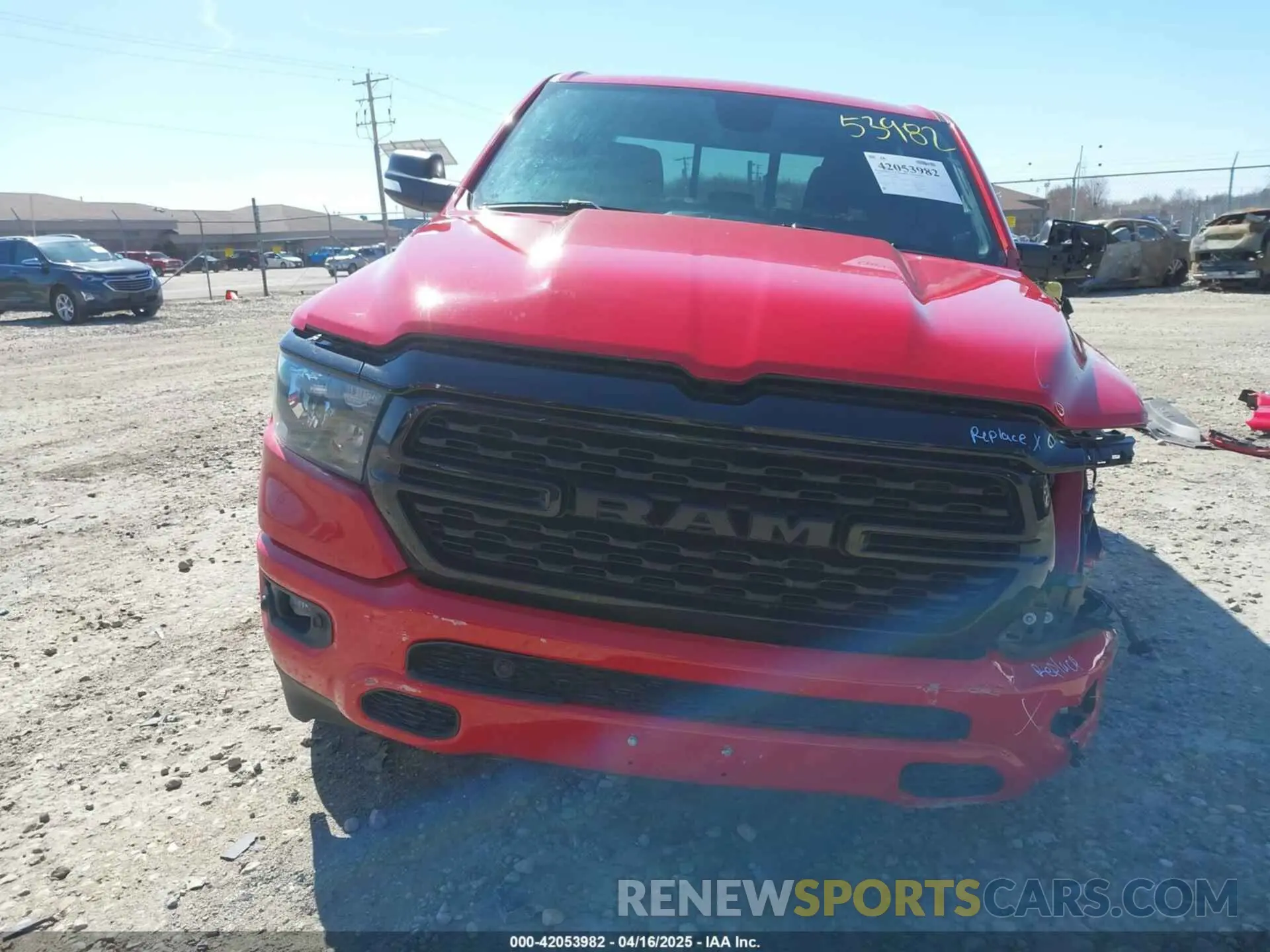 13 fotografías del automóvil dañado 1C6RRFFG2NN259207 RAM 1500 2022