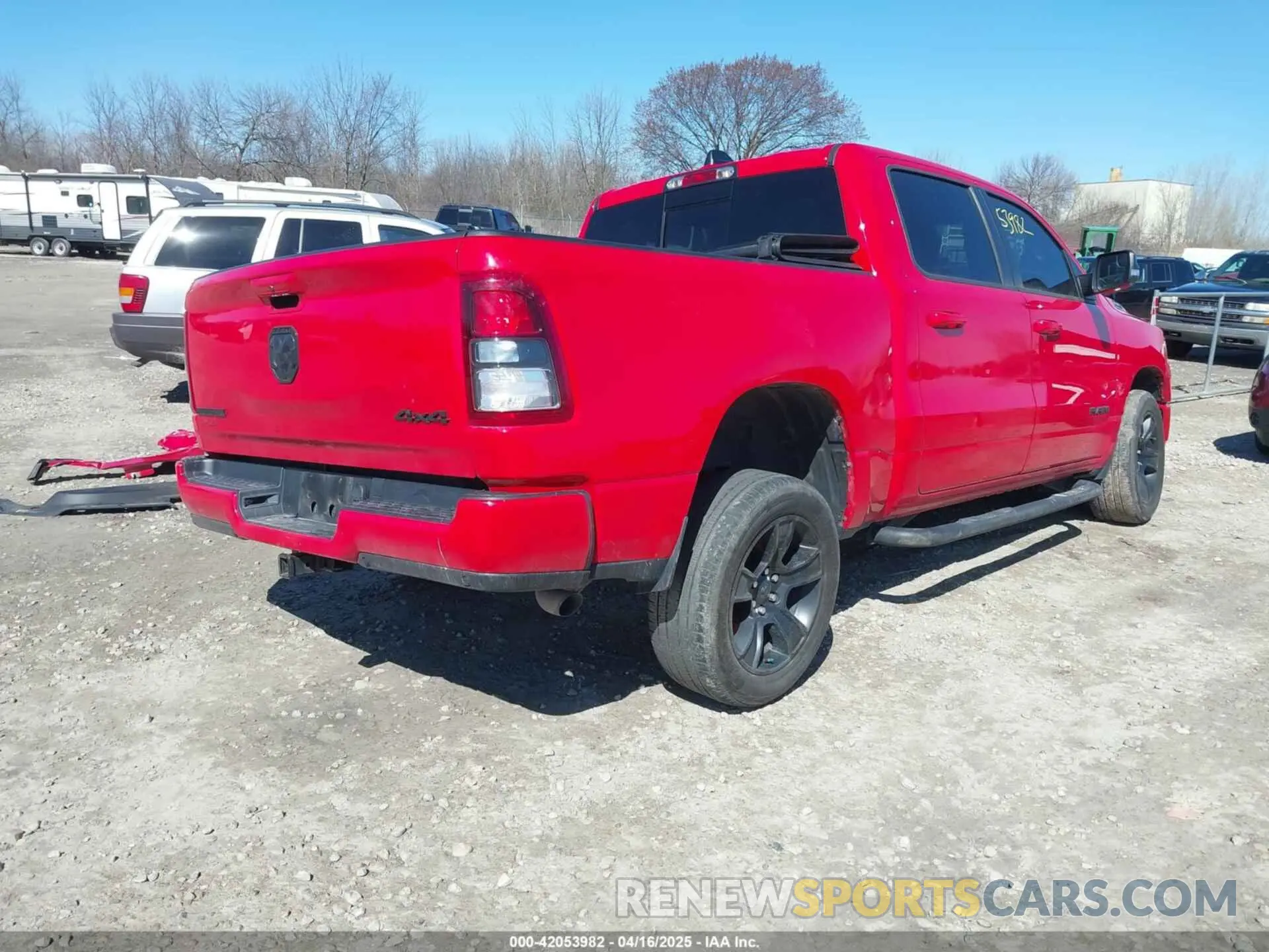 4 fotografías del automóvil dañado 1C6RRFFG2NN259207 RAM 1500 2022