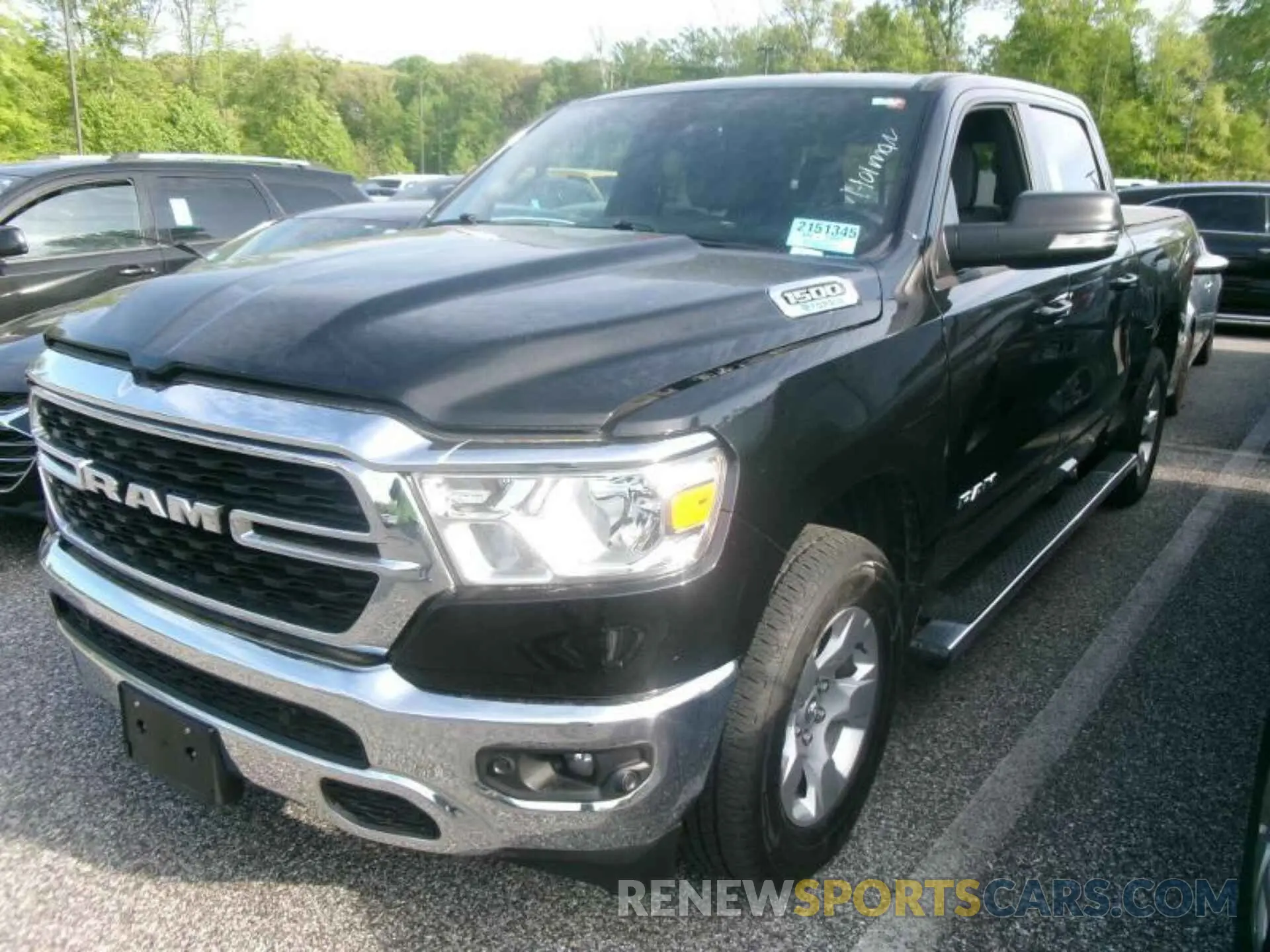 10 fotografías del automóvil dañado 1C6RRFFG3NN389917 RAM 1500 2022