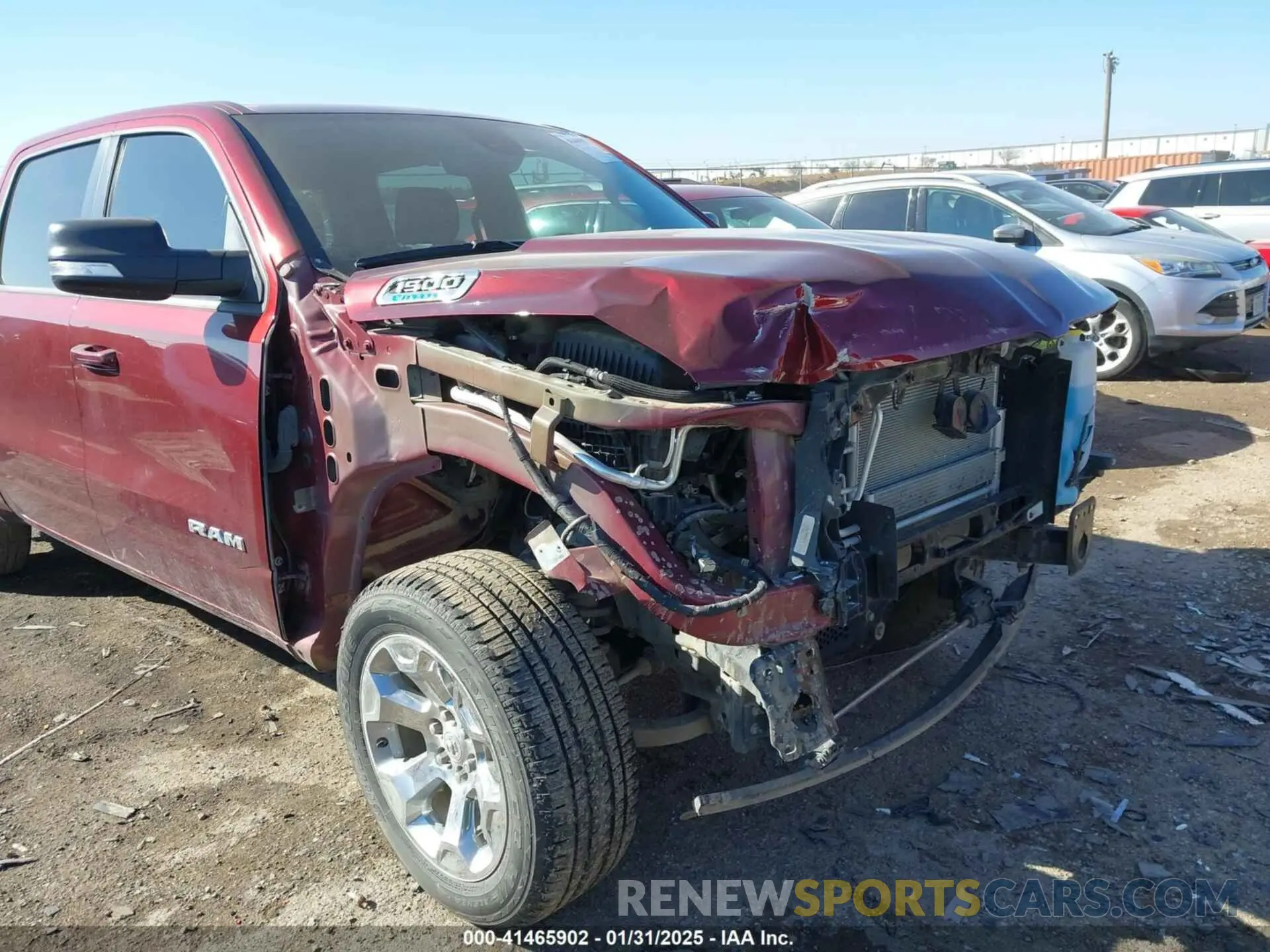 6 fotografías del automóvil dañado 1C6RRFFG5NN298325 RAM 1500 2022