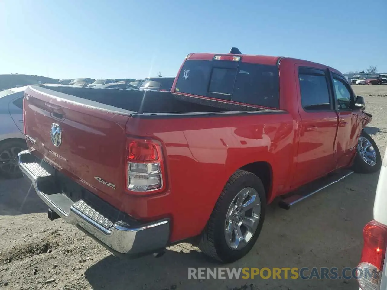 3 fotografías del automóvil dañado 1C6RRFFG8NN213722 RAM 1500 2022