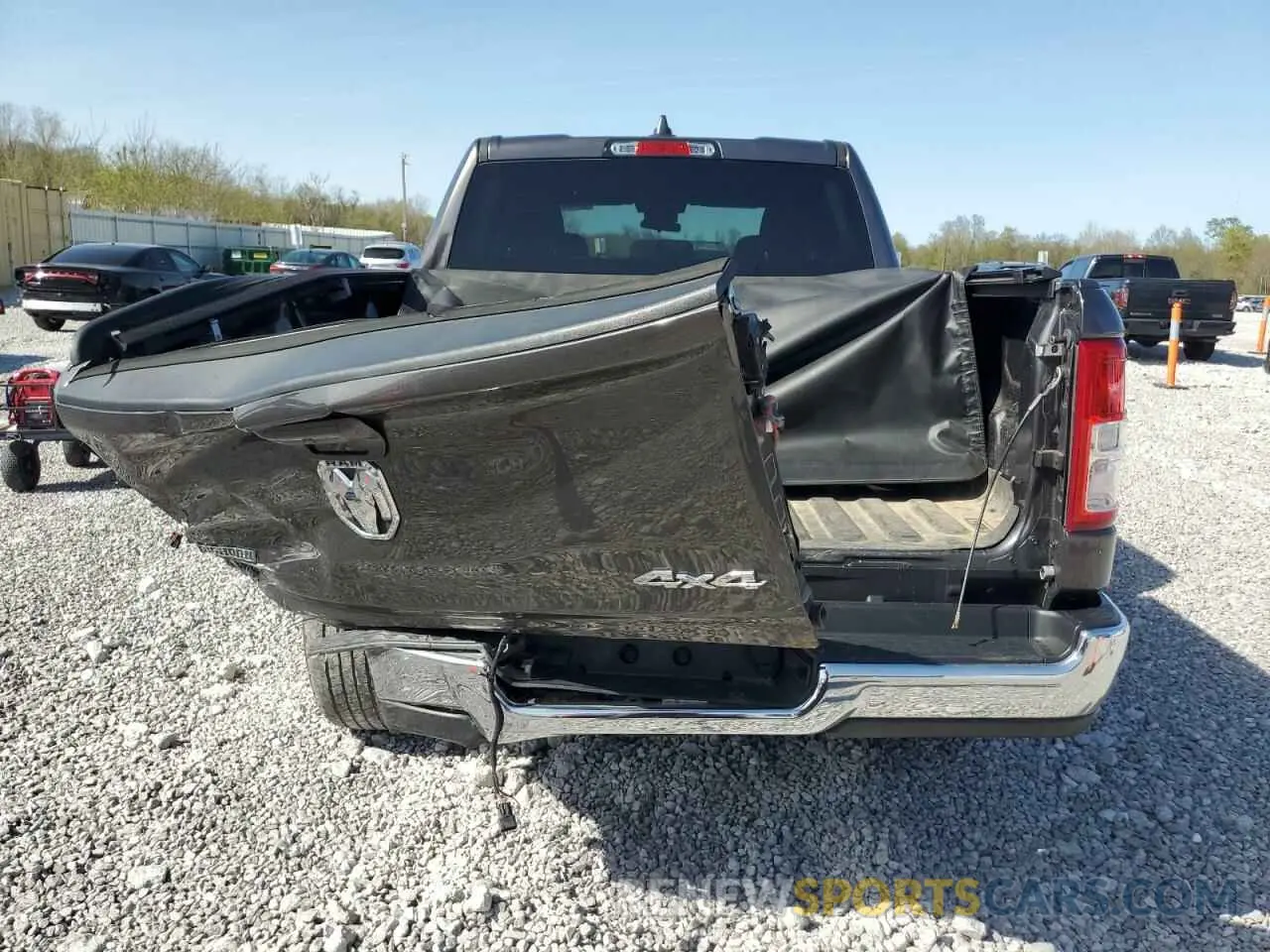 6 fotografías del automóvil dañado 1C6RRFFGXNN233292 RAM 1500 2022