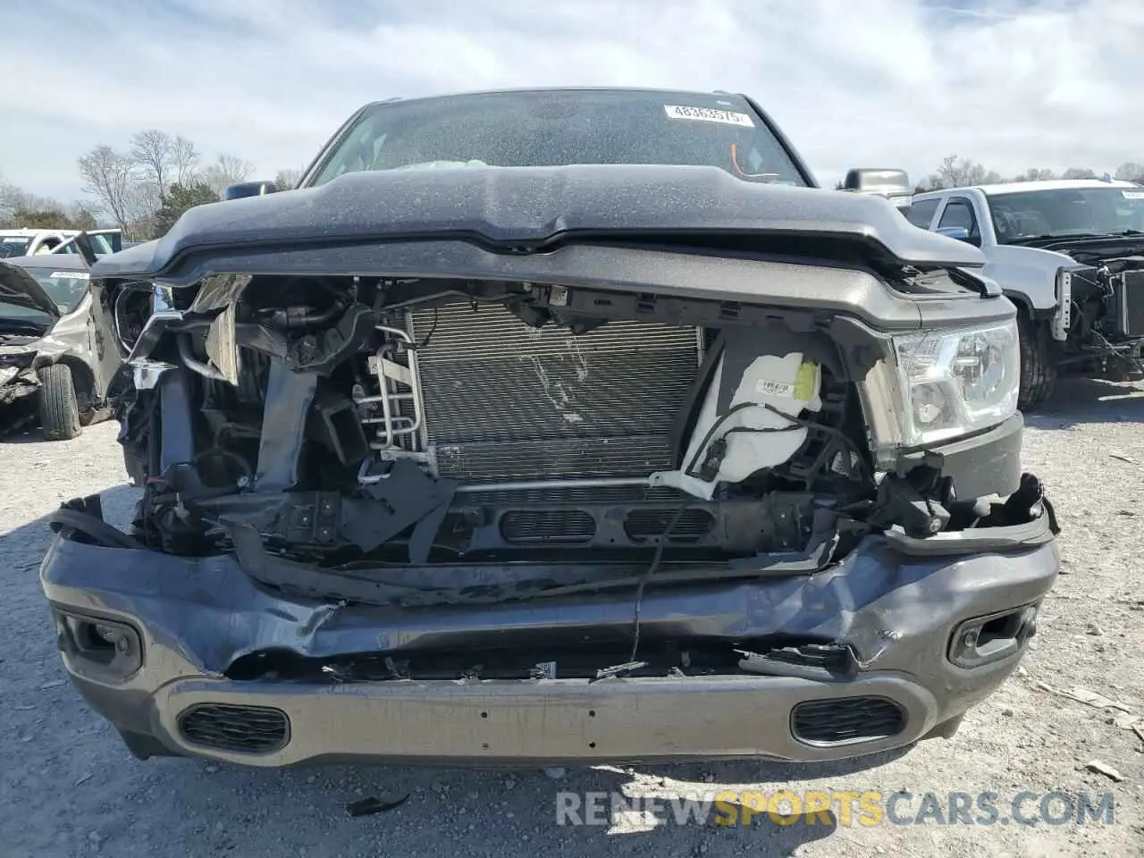 5 fotografías del automóvil dañado 1C6RRFMG1NN478128 RAM 1500 2022