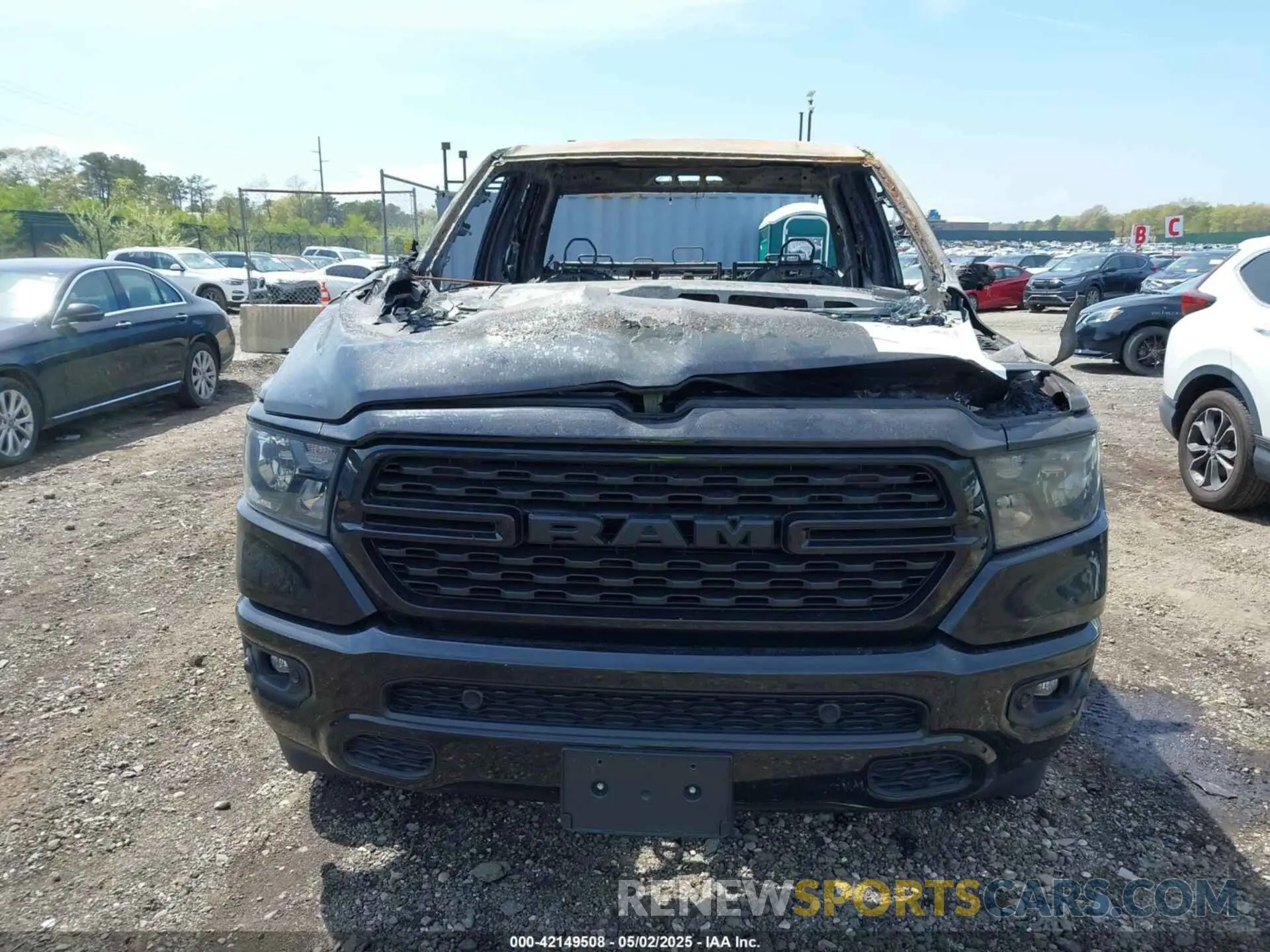 11 fotografías del automóvil dañado 1C6SRFBT0NN189288 RAM 1500 2022