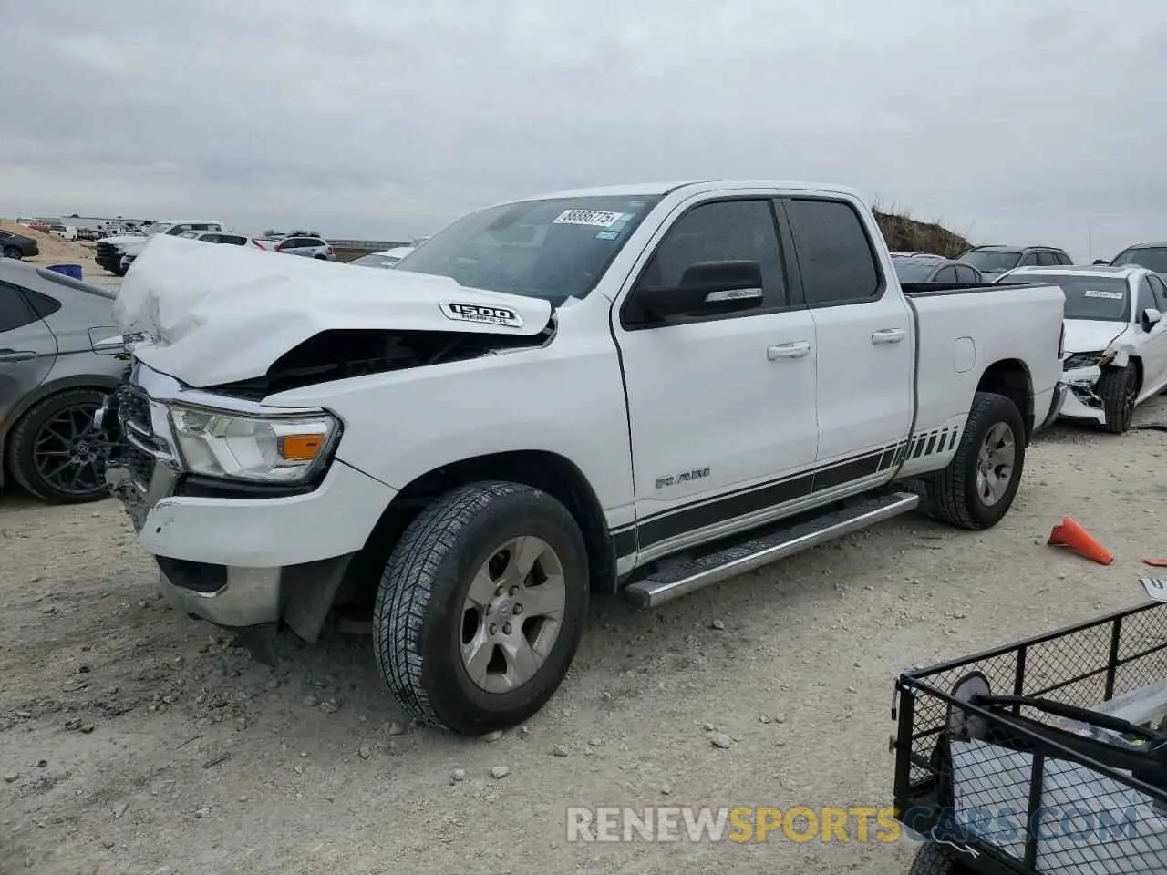 1 fotografías del automóvil dañado 1C6SRFBT1NN160382 RAM 1500 2022
