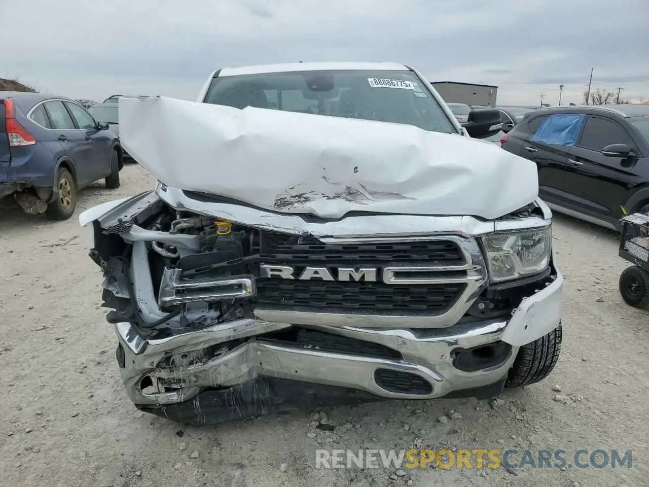 5 fotografías del automóvil dañado 1C6SRFBT1NN160382 RAM 1500 2022