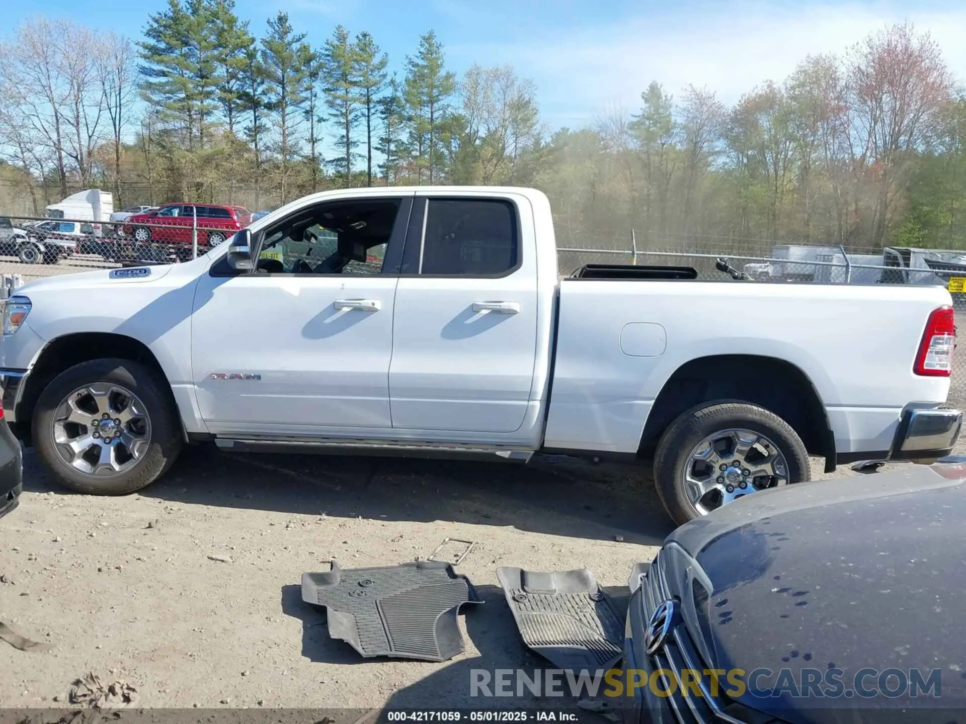 14 fotografías del automóvil dañado 1C6SRFBT1NN349629 RAM 1500 2022