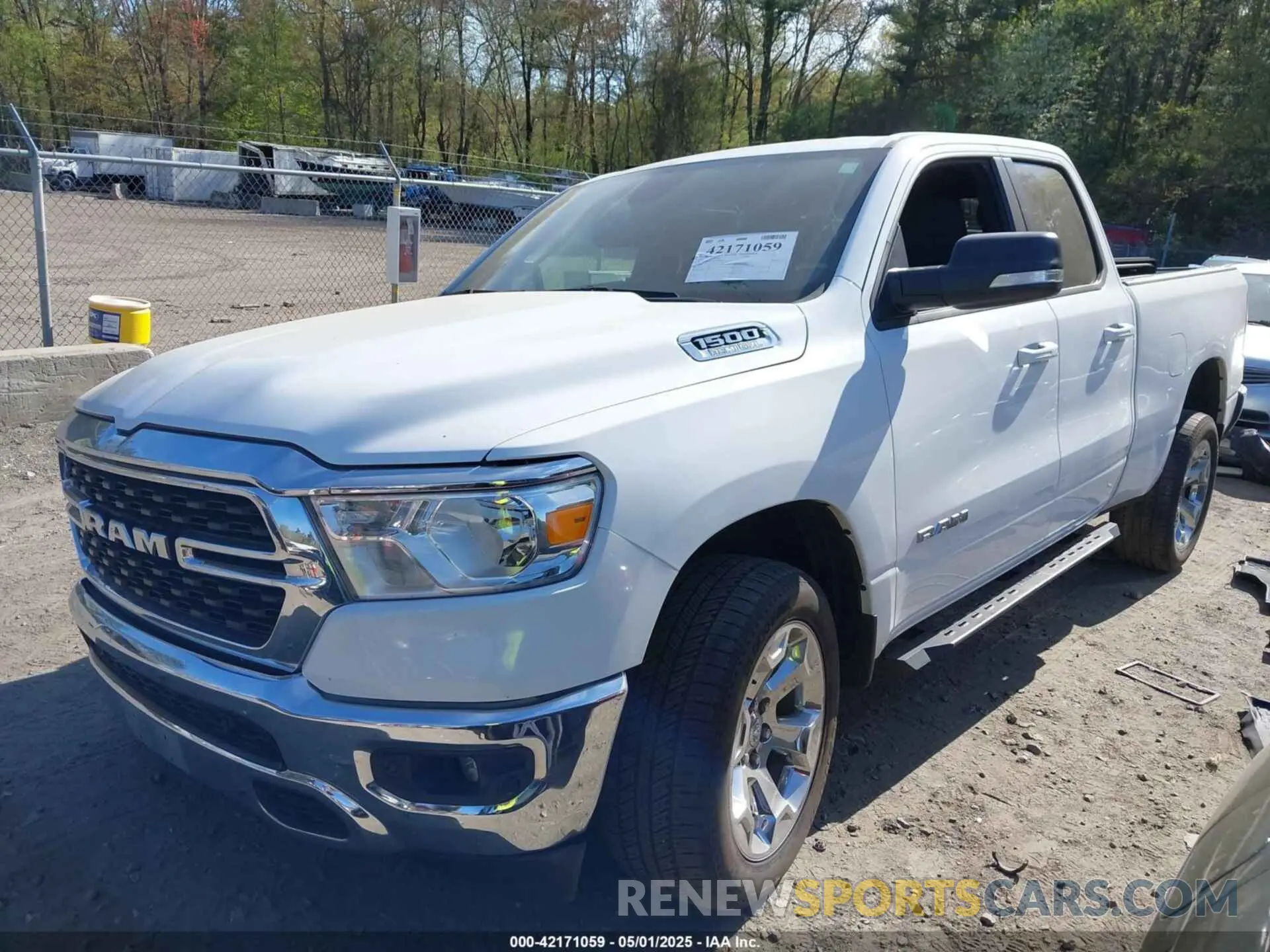 2 fotografías del automóvil dañado 1C6SRFBT1NN349629 RAM 1500 2022