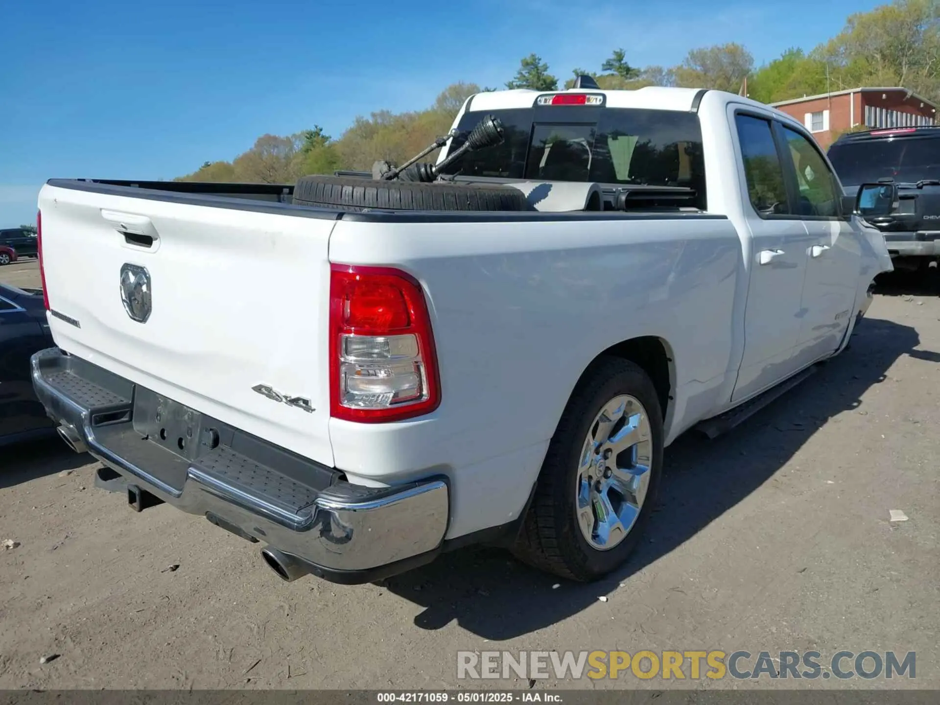 4 fotografías del automóvil dañado 1C6SRFBT1NN349629 RAM 1500 2022