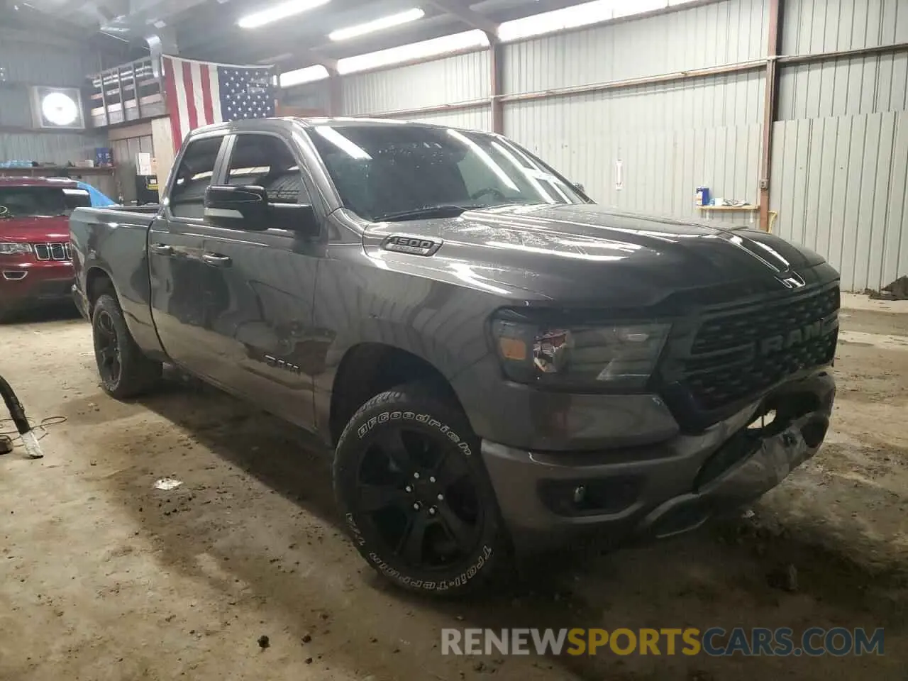 4 fotografías del automóvil dañado 1C6SRFBT1NN352367 RAM 1500 2022