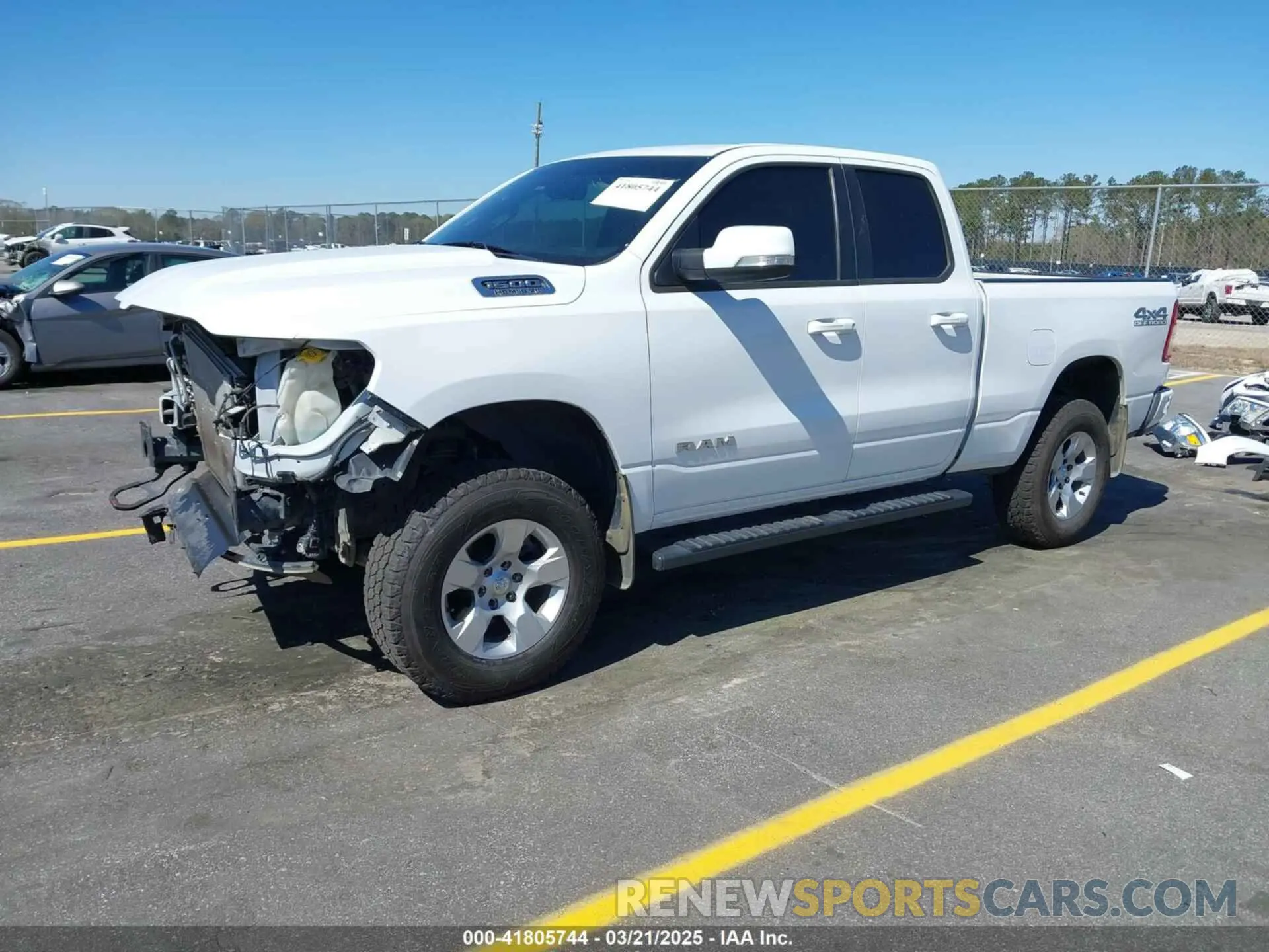 2 fotografías del automóvil dañado 1C6SRFBT1NN389824 RAM 1500 2022