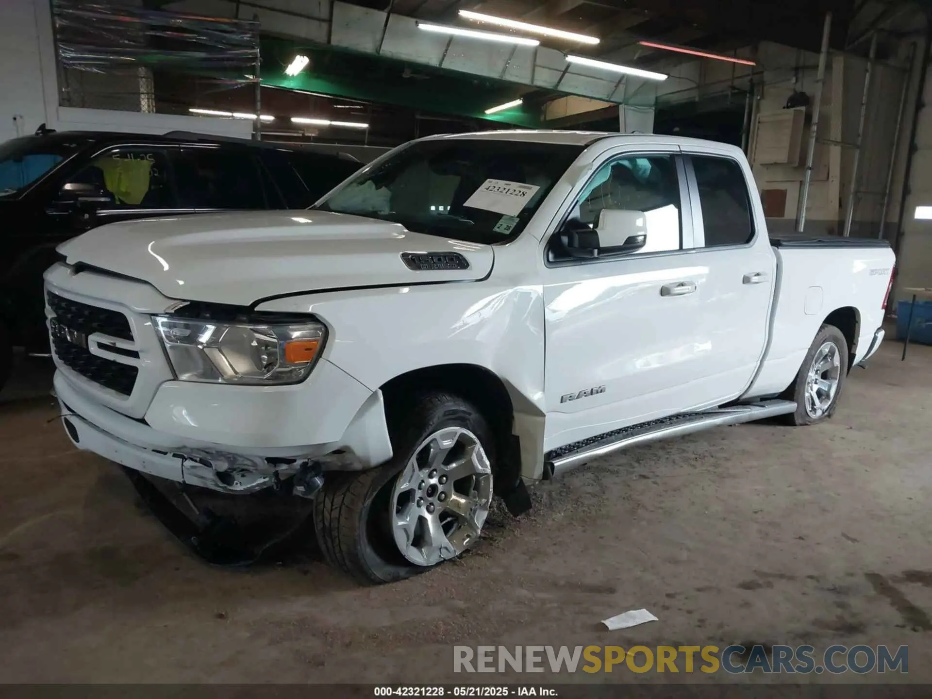 2 fotografías del automóvil dañado 1C6SRFBT2NN161749 RAM 1500 2022